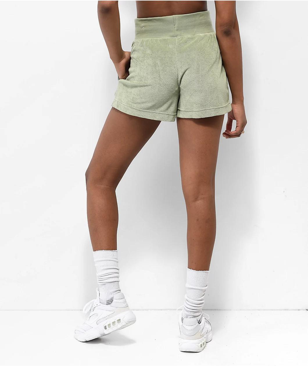 Nike Sportswear A2 Green Terry Sweat Shorts Product Image