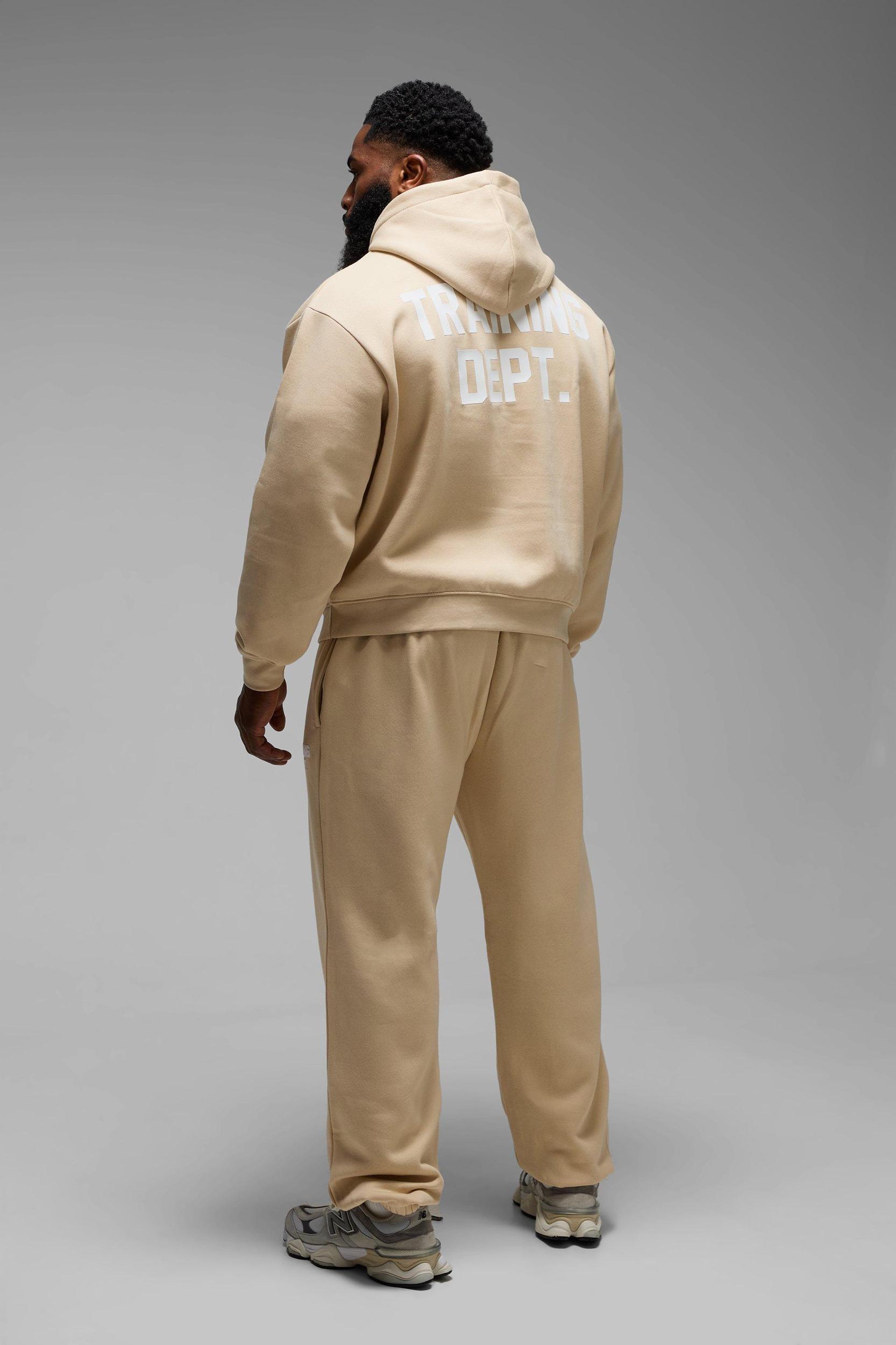 Man Active Training Dept Oversized Boxy Hoodie | boohooMAN USA Product Image
