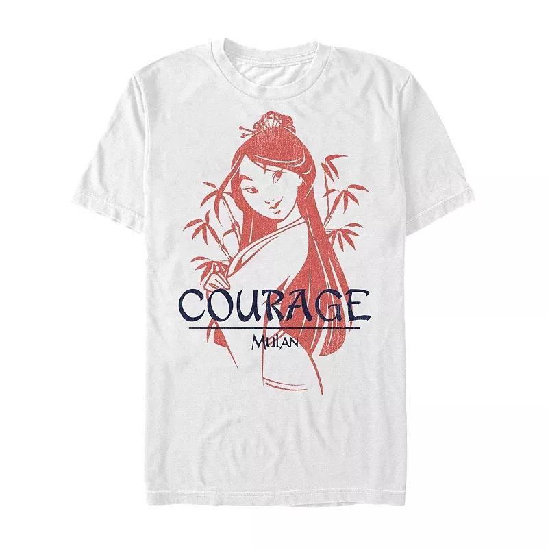 Men's Disney's Mulan Warrior Tee, Size: XXL, White Product Image