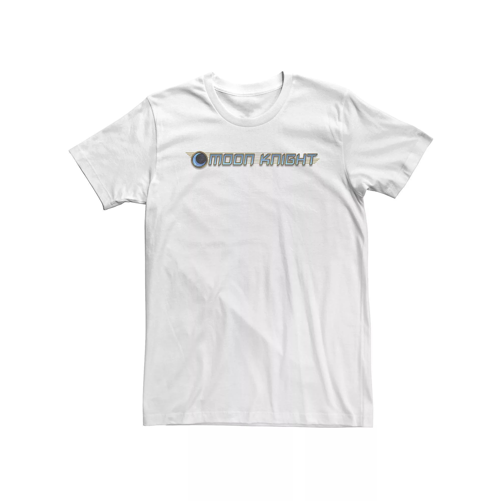 Big & Tall Marvel Moon Knight Logo Tee, Men's, Size: 4XL, White Product Image
