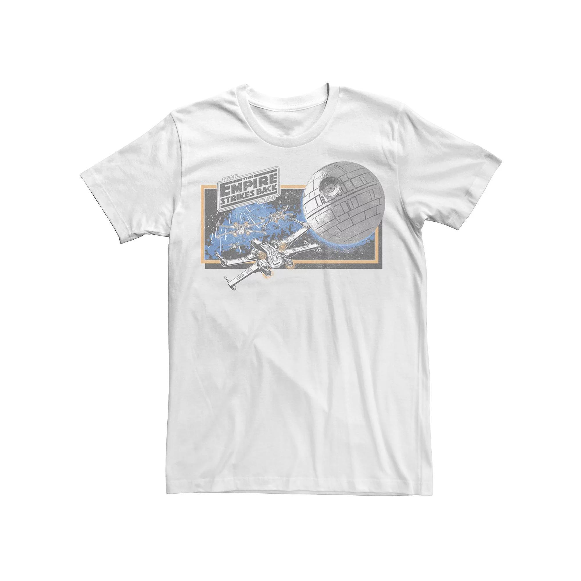 Men's Star Wars Vintage Empire Panel Tee, Size: XL, White Product Image