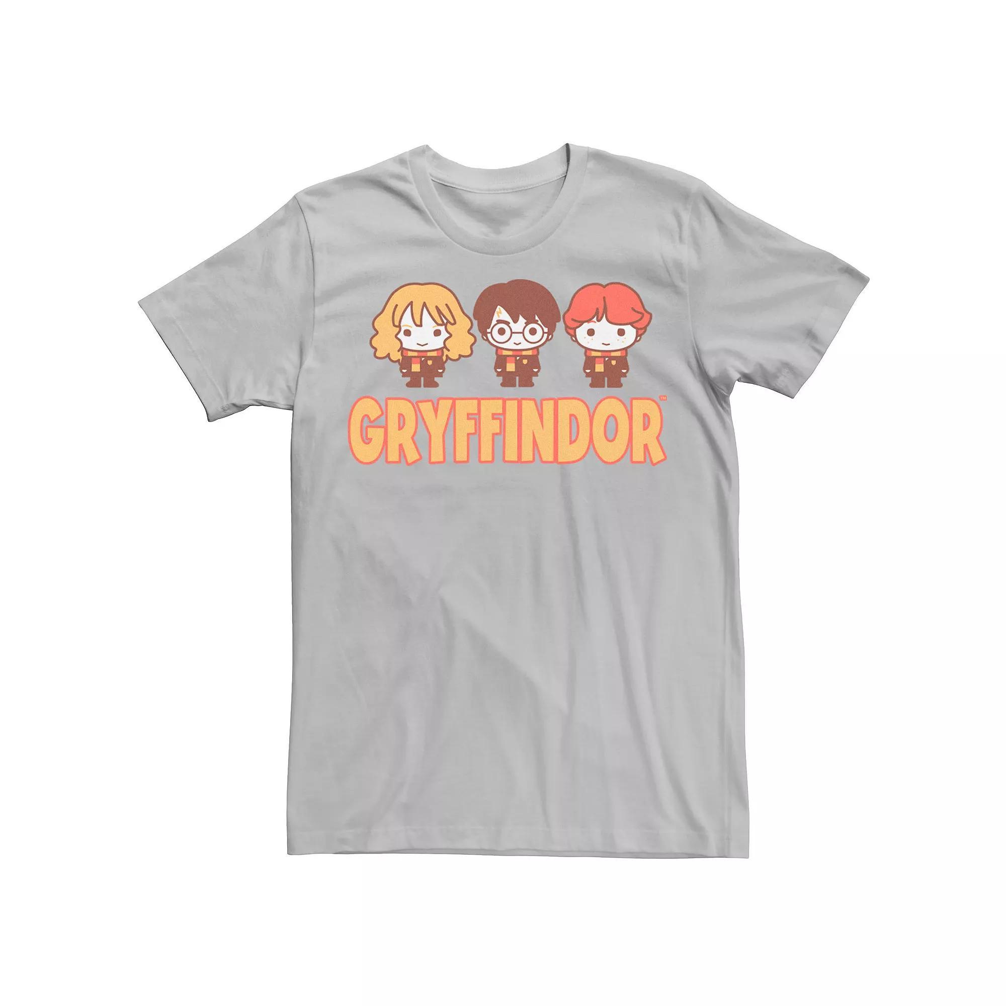 Men's Harry Potter Chibi Friends Line Up Tee, Size: Medium, Silver Product Image