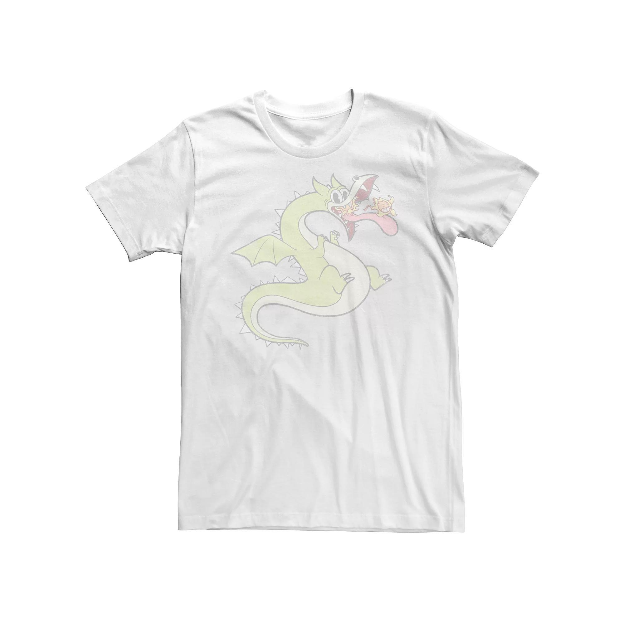 Men's Grim Matchstick & Living Fireball Tee, Size: Medium, White Product Image