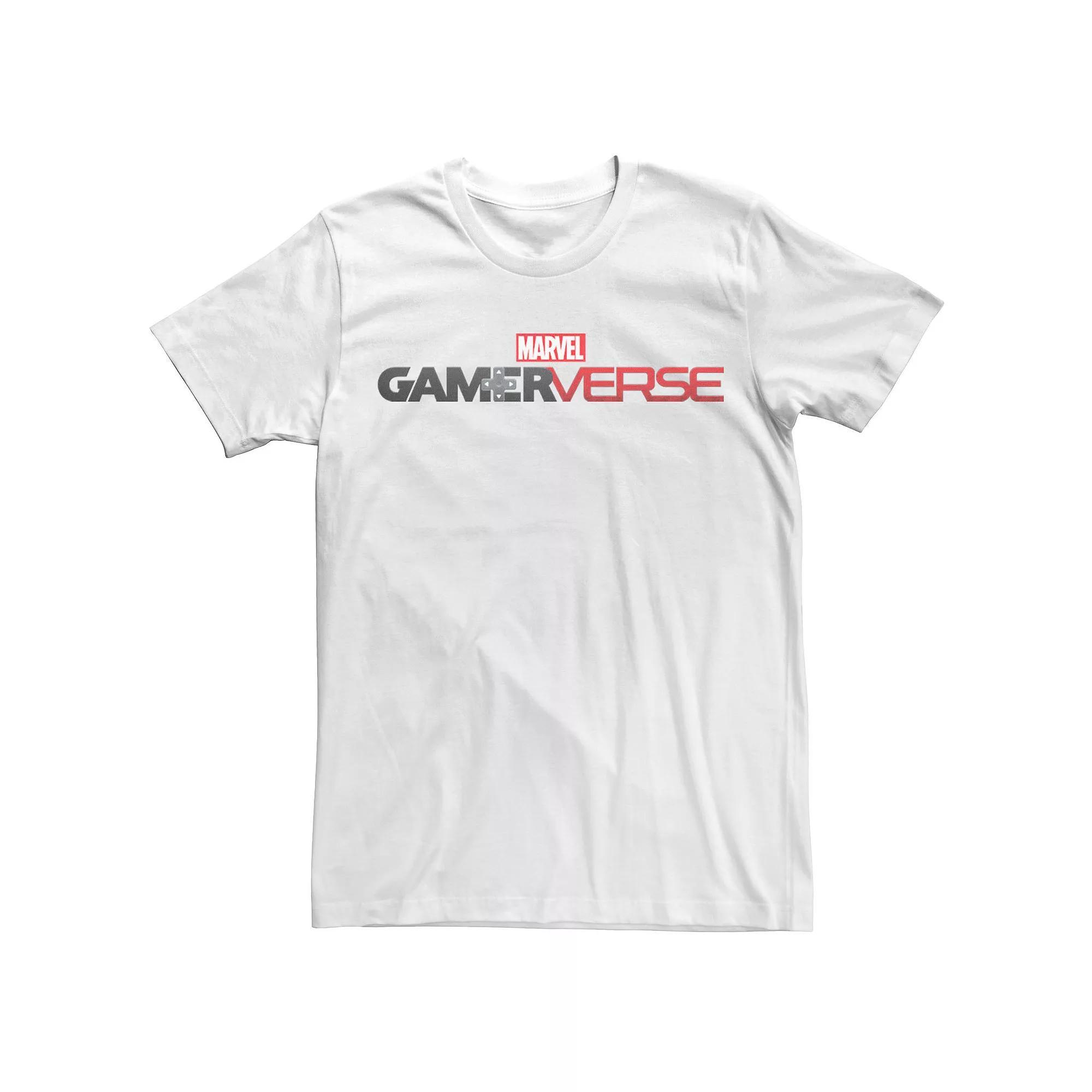 Men's Marvel Gamerverse Line Tee, Size: Large, White Product Image