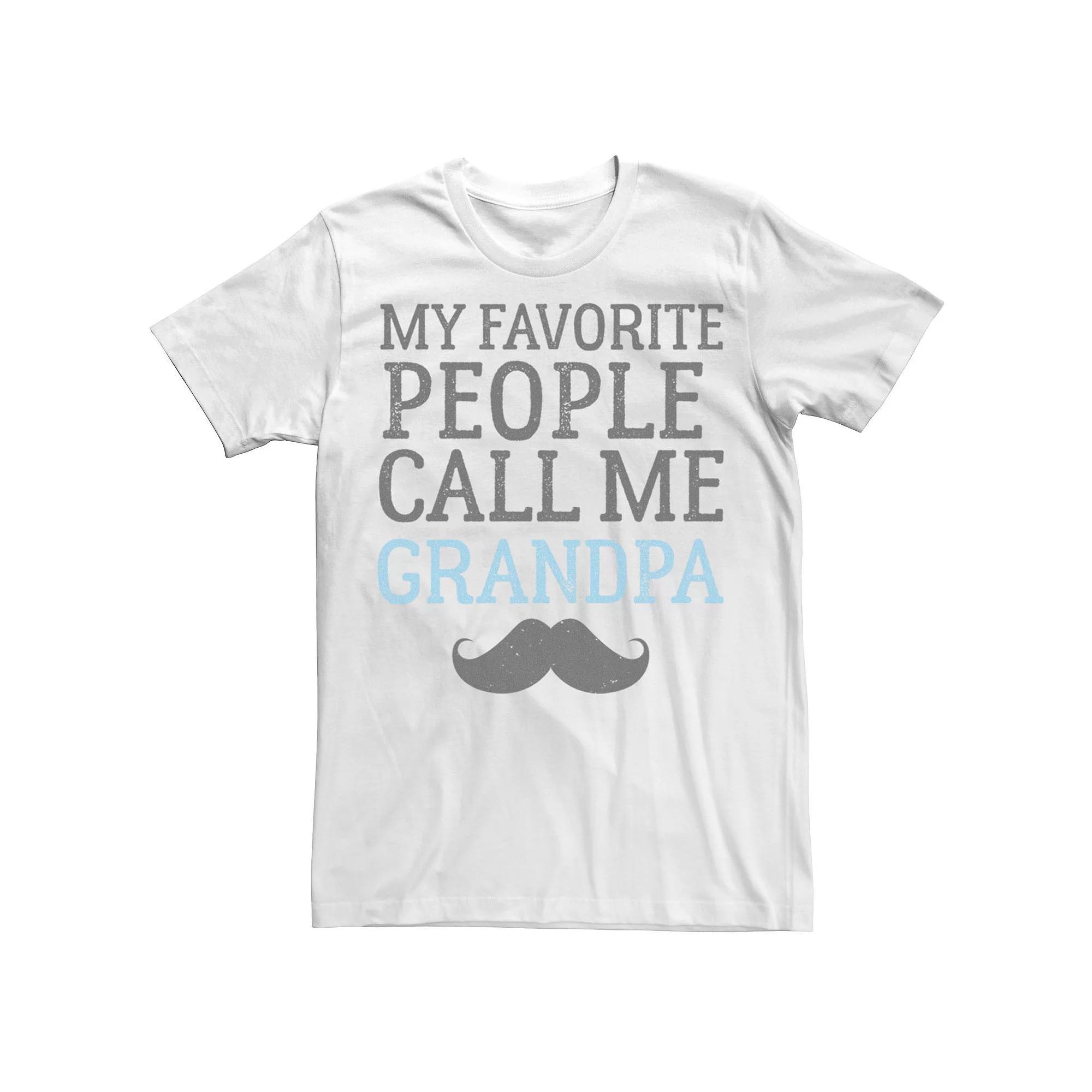 Big & Tall Favorites Tee, Men's, Size: 4XL Tall, White Product Image
