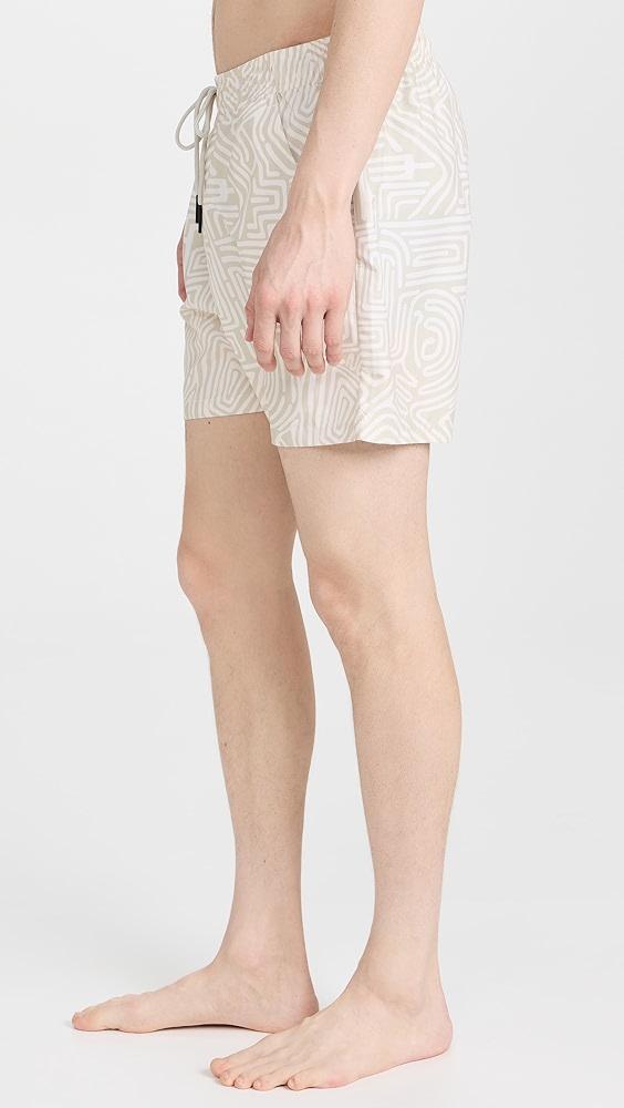 OAS Cream Golconda Swim Shorts 4" | Shopbop Product Image