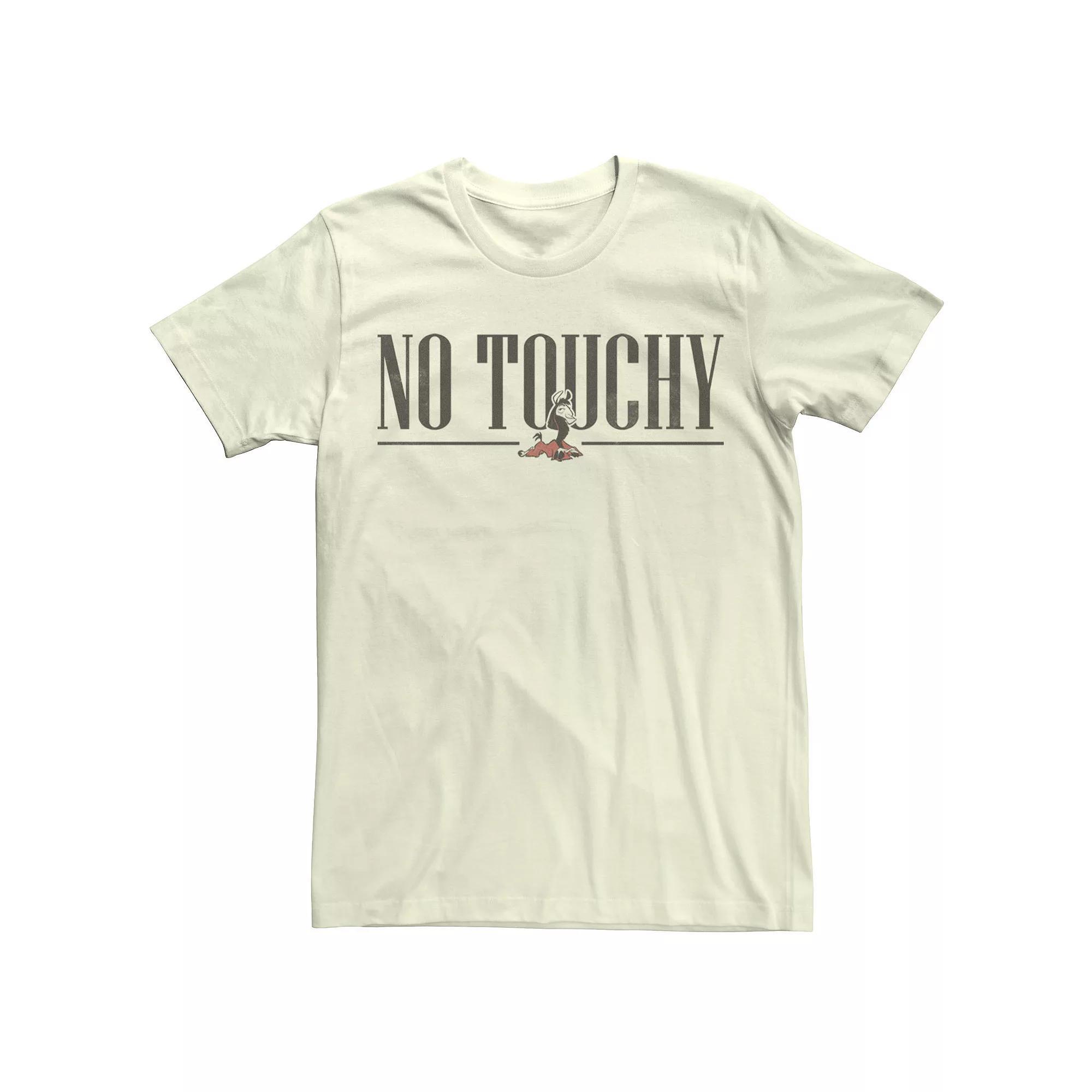 Disney's Emperor's New Groove Kuzco No Touchy Men's Tee, Size: Medium, Natural Product Image