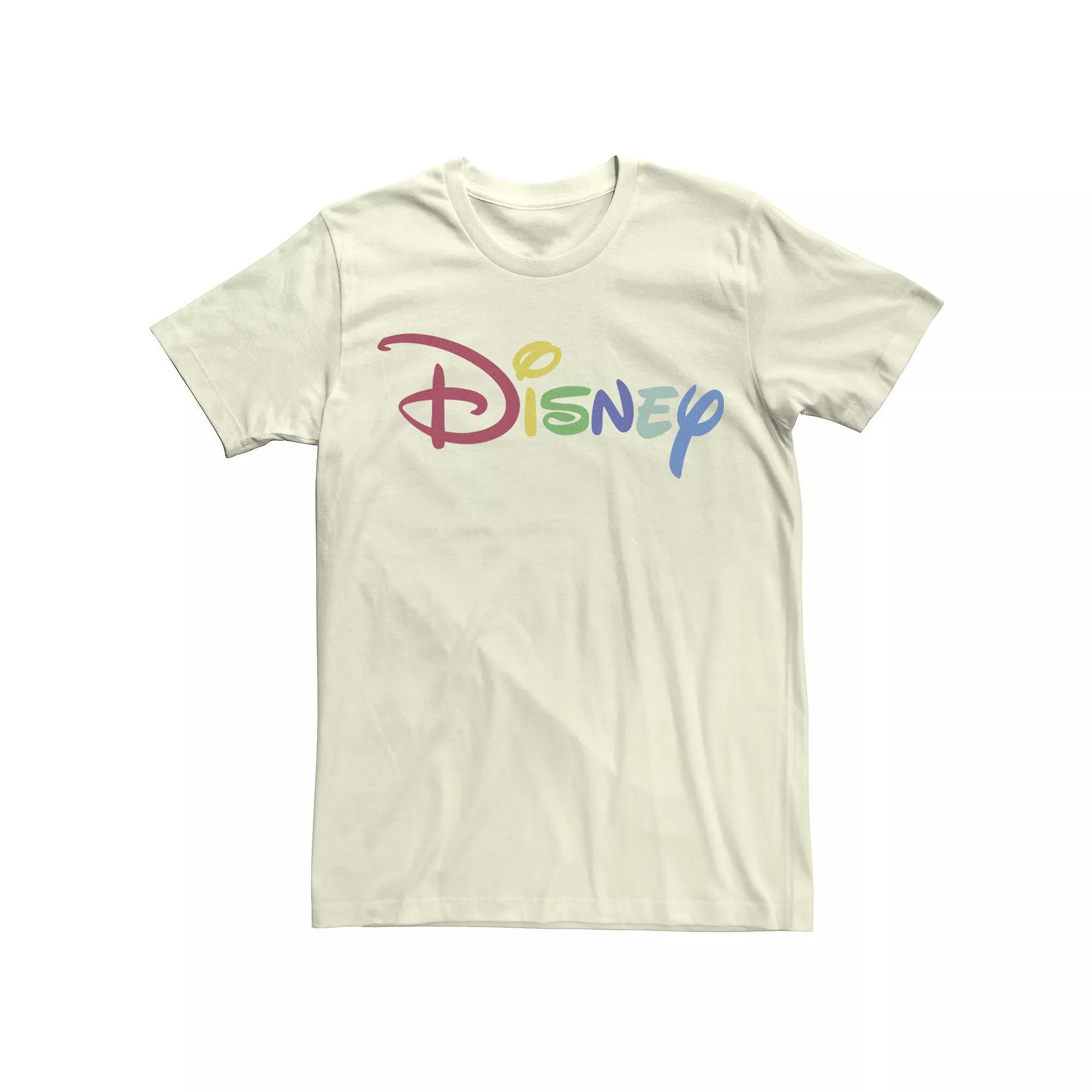 Disneys Mens Rainbow Logo Tee Product Image