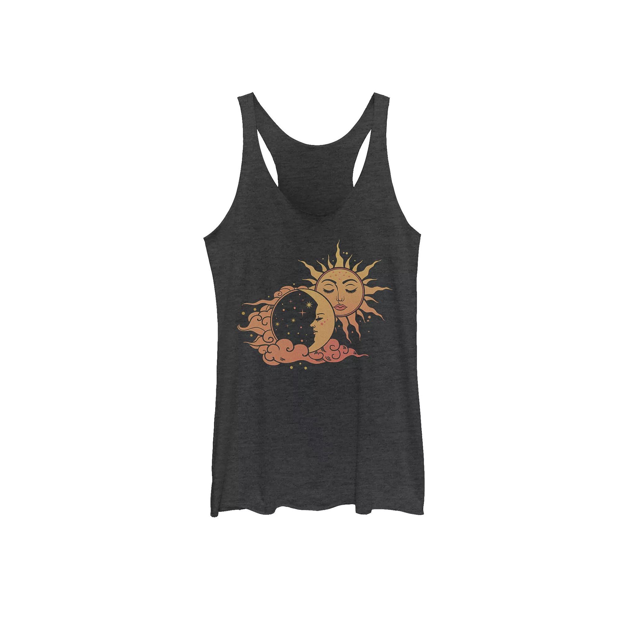 Disney's Lilo & Stitch I Have No Idea What I'm Doing Juniors' Tank Top, Girl's, Size: Medium, Black Grey Product Image