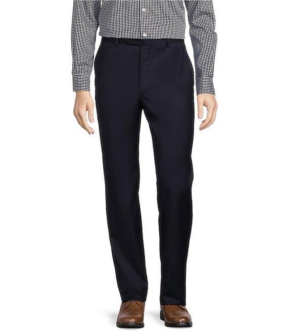 Hart Schaffner Marx New York Modern Fit Flat Front Dress Pants Product Image
