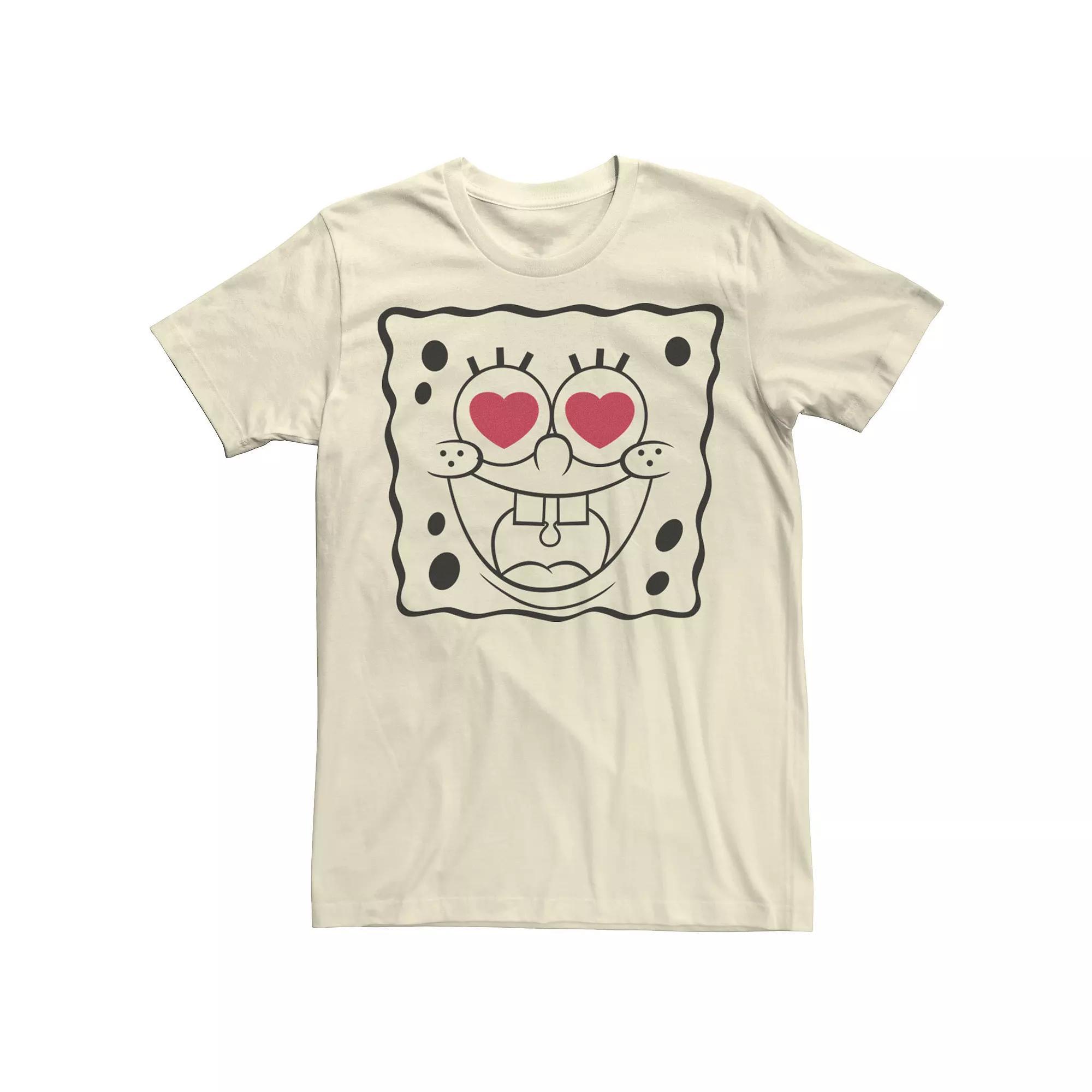Men's Nickelodeon SpongeBob SquarePants Heart Eyes Graphic Tee, Size: XXL, Light Blue Product Image