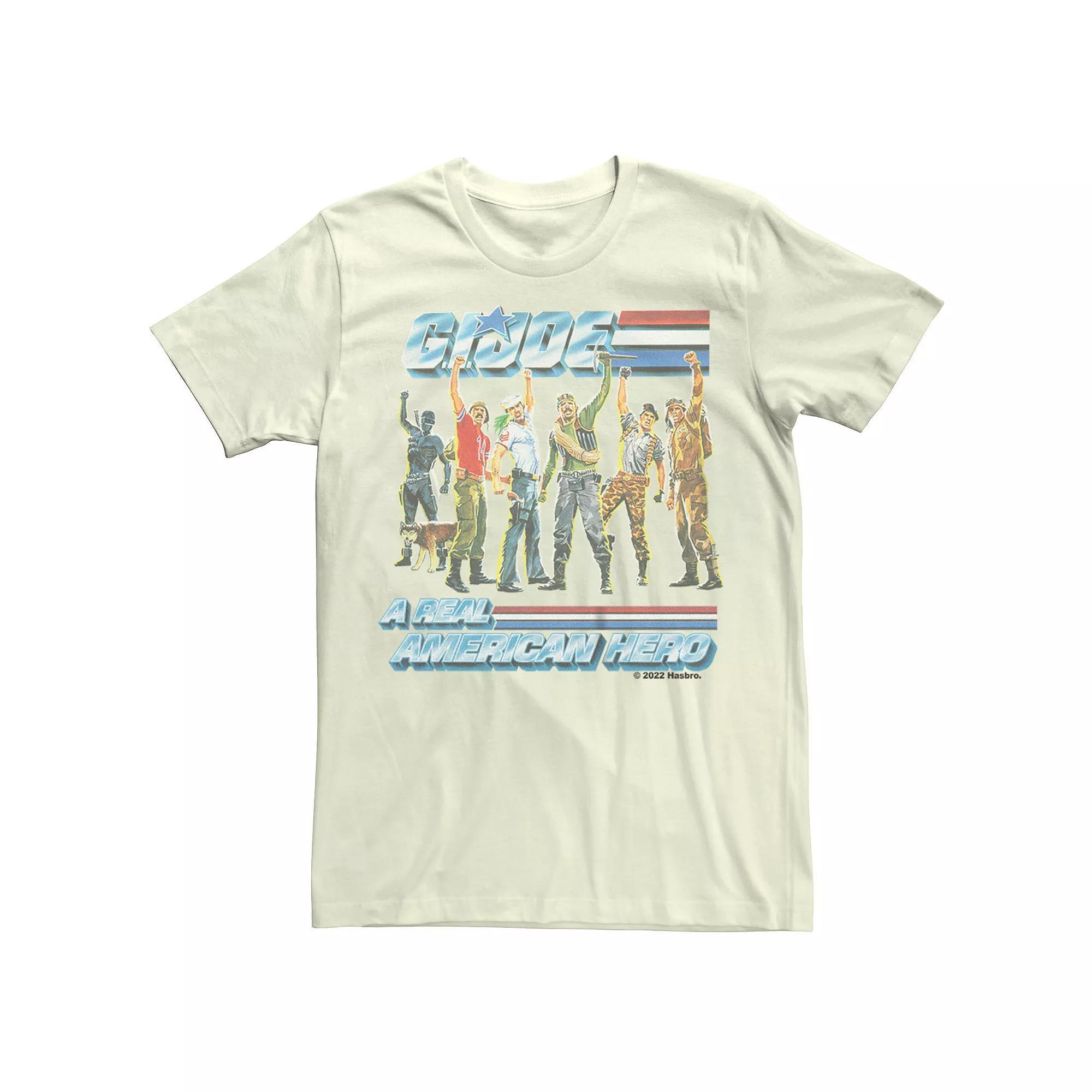 Men's G.I. Joe Classic American Hero Graphic Tee, Size: Medium, Natural Product Image