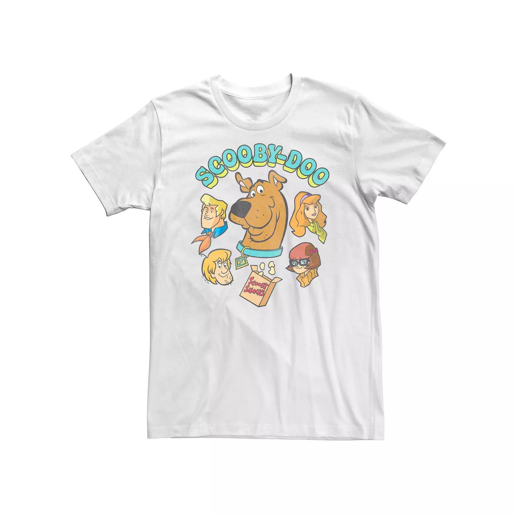 Big & Tall Scooby-Doo Mystery Incorporated Gang Scooby Snacks Tee, Men's, Size: 4XLT, White Product Image