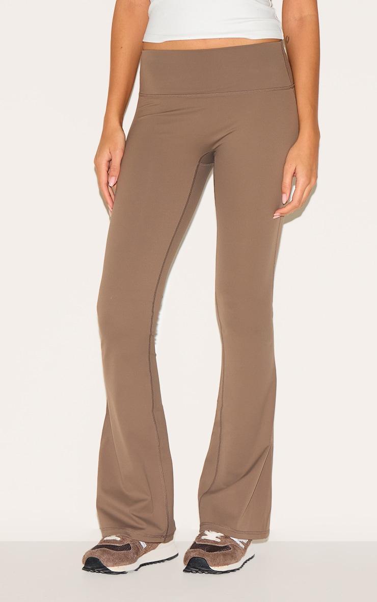 Brown Ultimate Sculpt High Waist Flare Yoga Pants Product Image