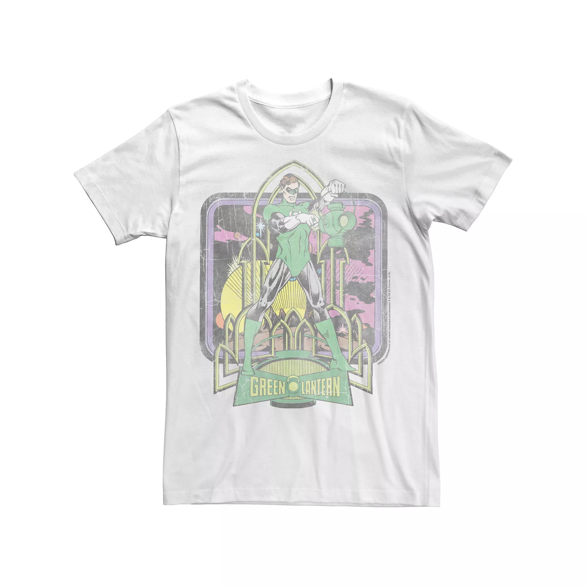 Men's Green Lantern Emerald Dawn Comic Tee, Size: 3XL, White Product Image