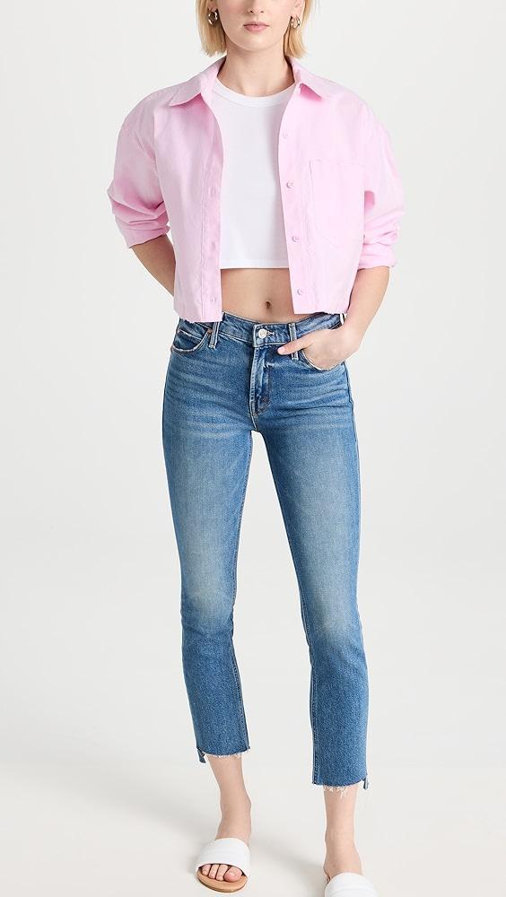 MOTHER The Mid Rise Dazzler Ankle Jeans | Shopbop Product Image