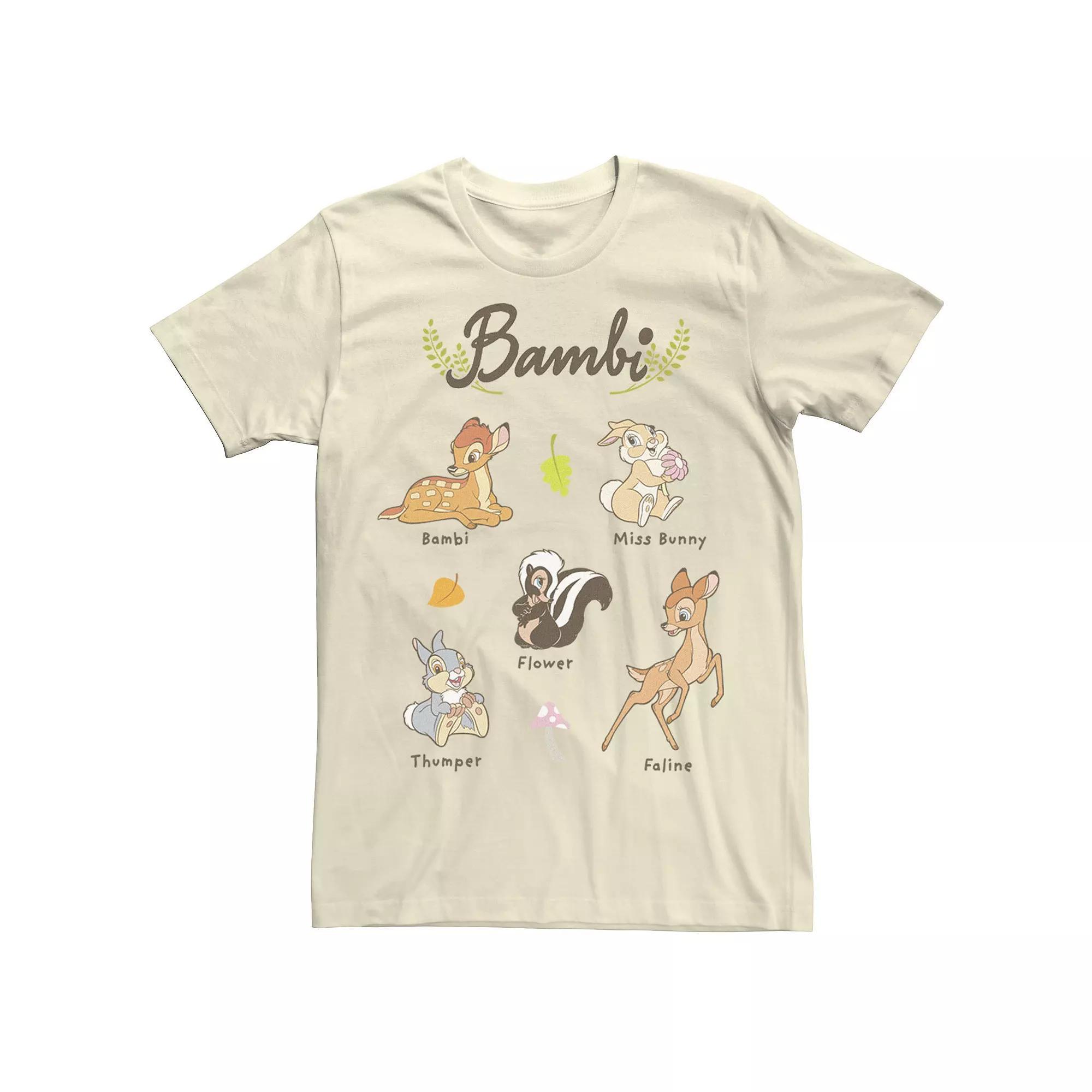 Disney's Bambi Men's Characters Tee, Size: Medium, Natural Product Image