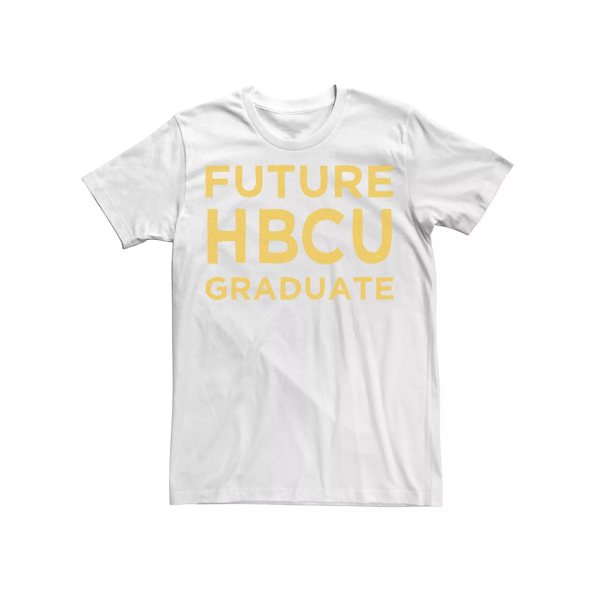 Men's Future HBCU Graduate Tee, Size: Medium, White Yellow Product Image