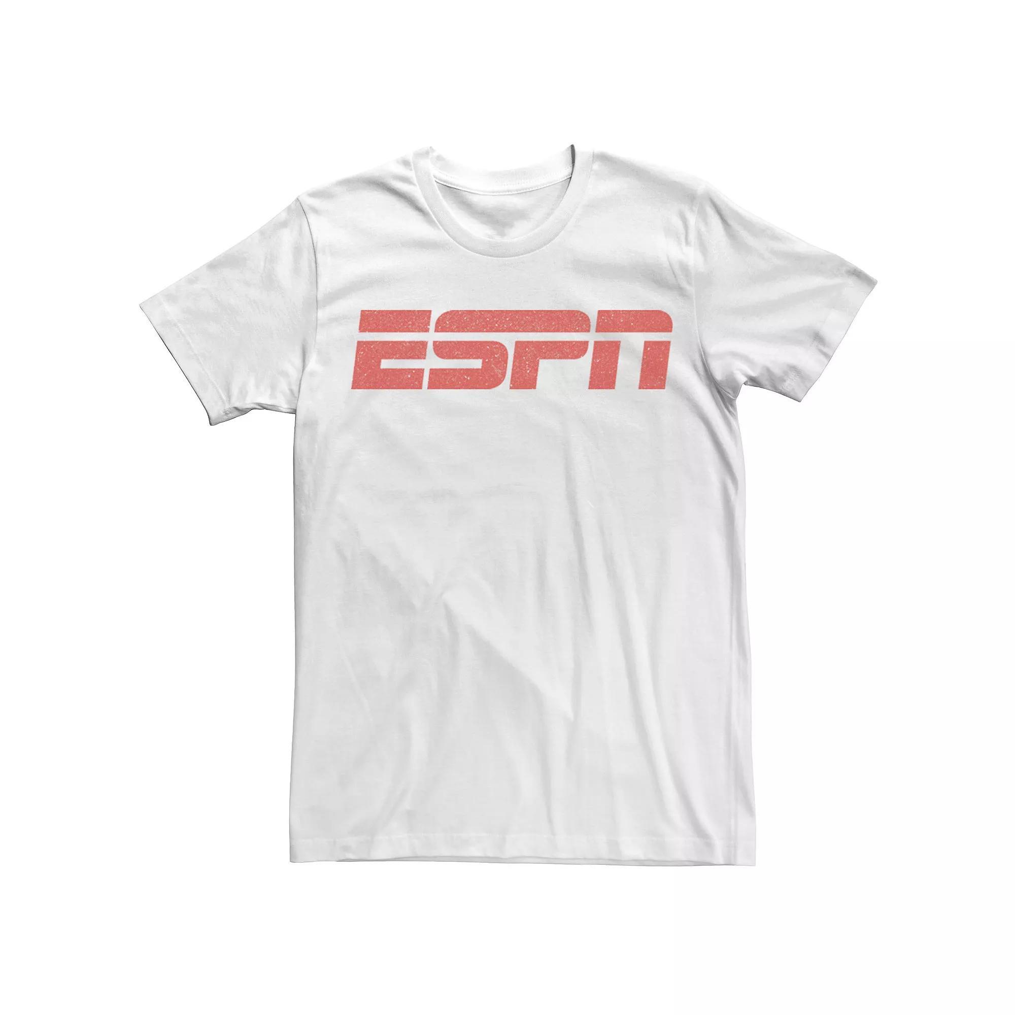 Men's ESPN Bristol Connecticut Black Logo Tee, Size: Large, White Product Image