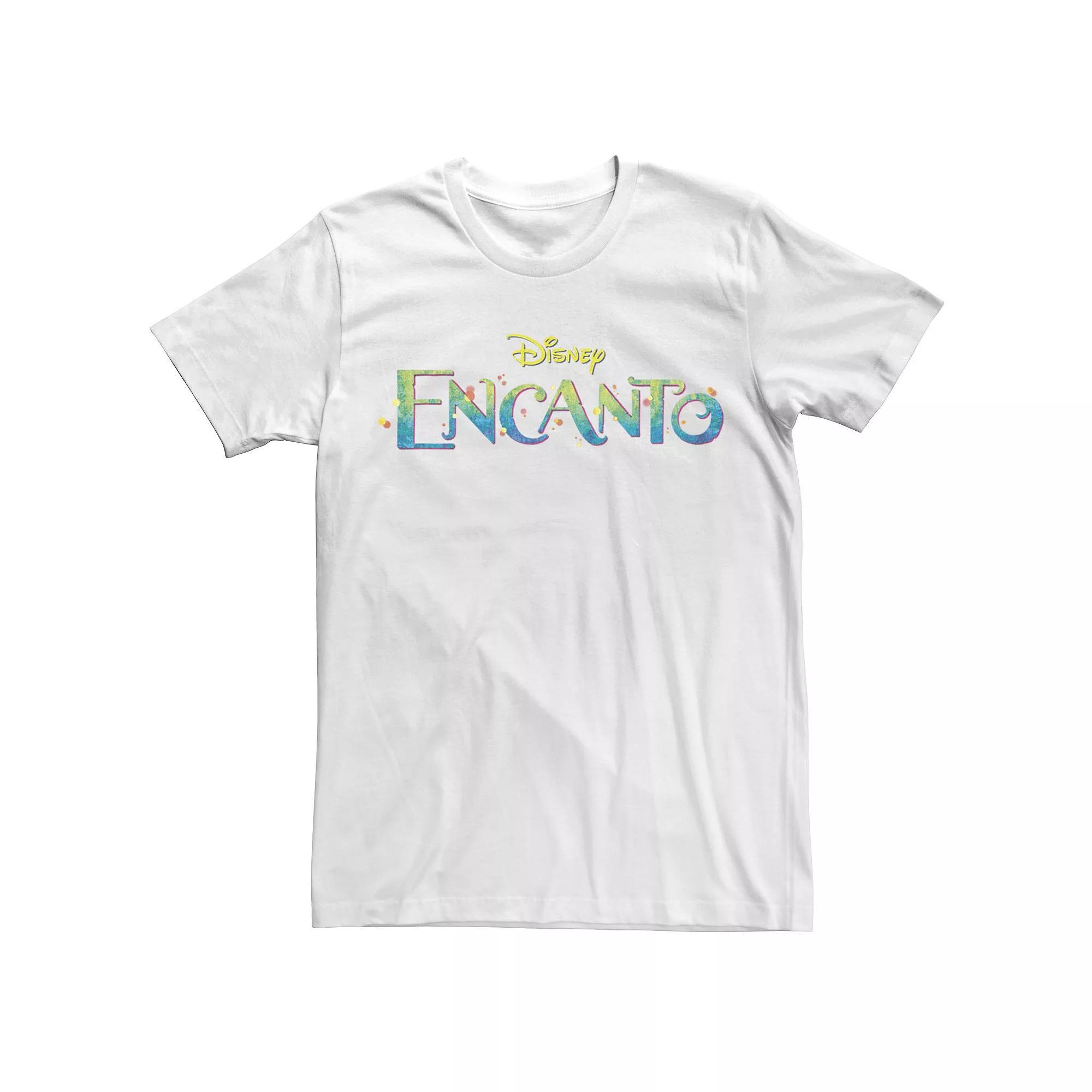 Disney's Encanto Men's Gradient Logo Tee, Size: XS, White Product Image