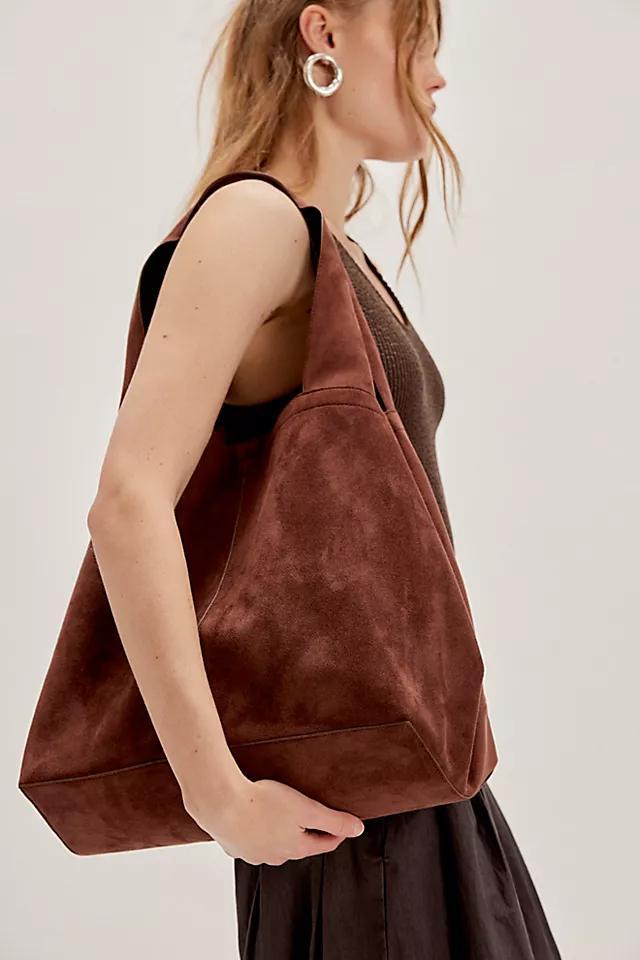 Blair Reversible Vegan Suede Tote Product Image