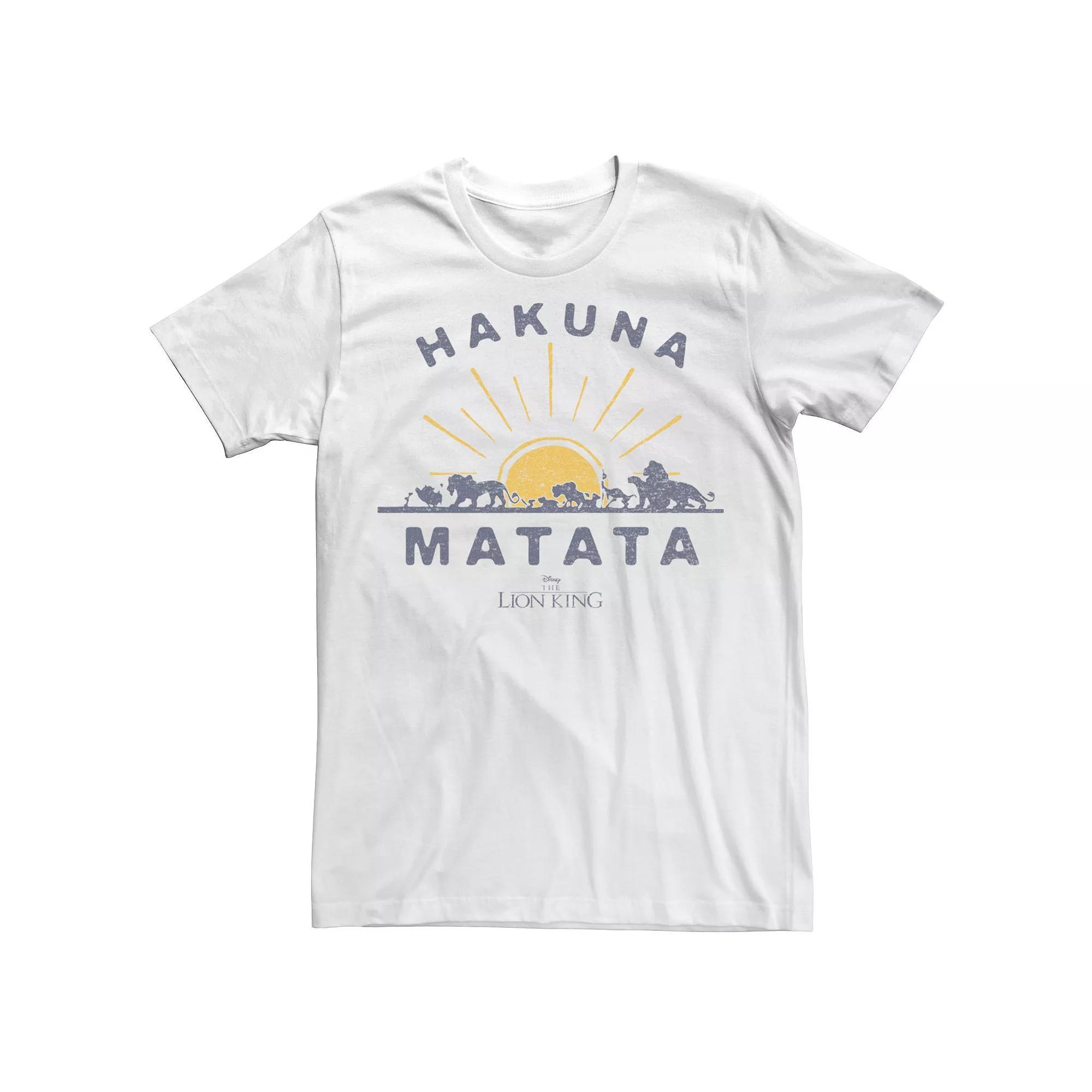 Disneys The Lion King Hakuna Matata Sunrise Horizon Mens Tee Product Image