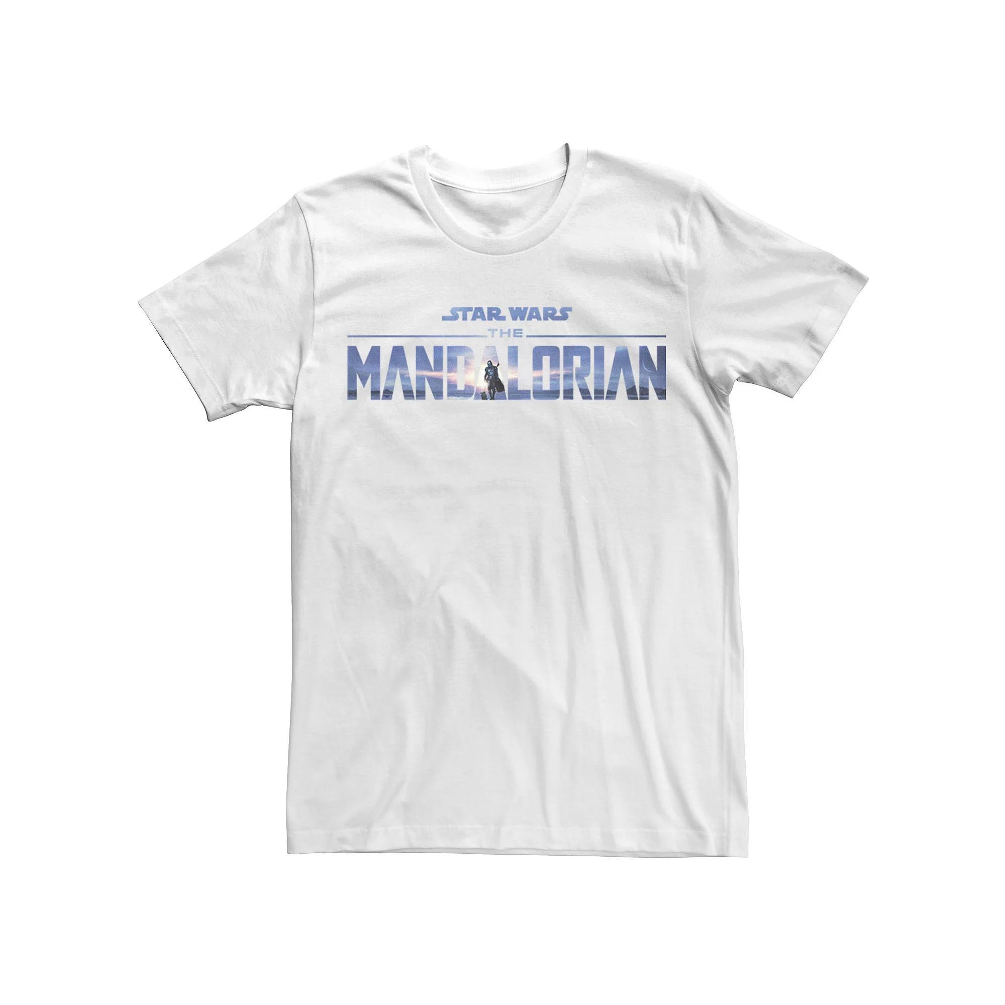 Men's Star Wars The Mandalorian Season 2 Logo Tee, Size: XXL, White Product Image