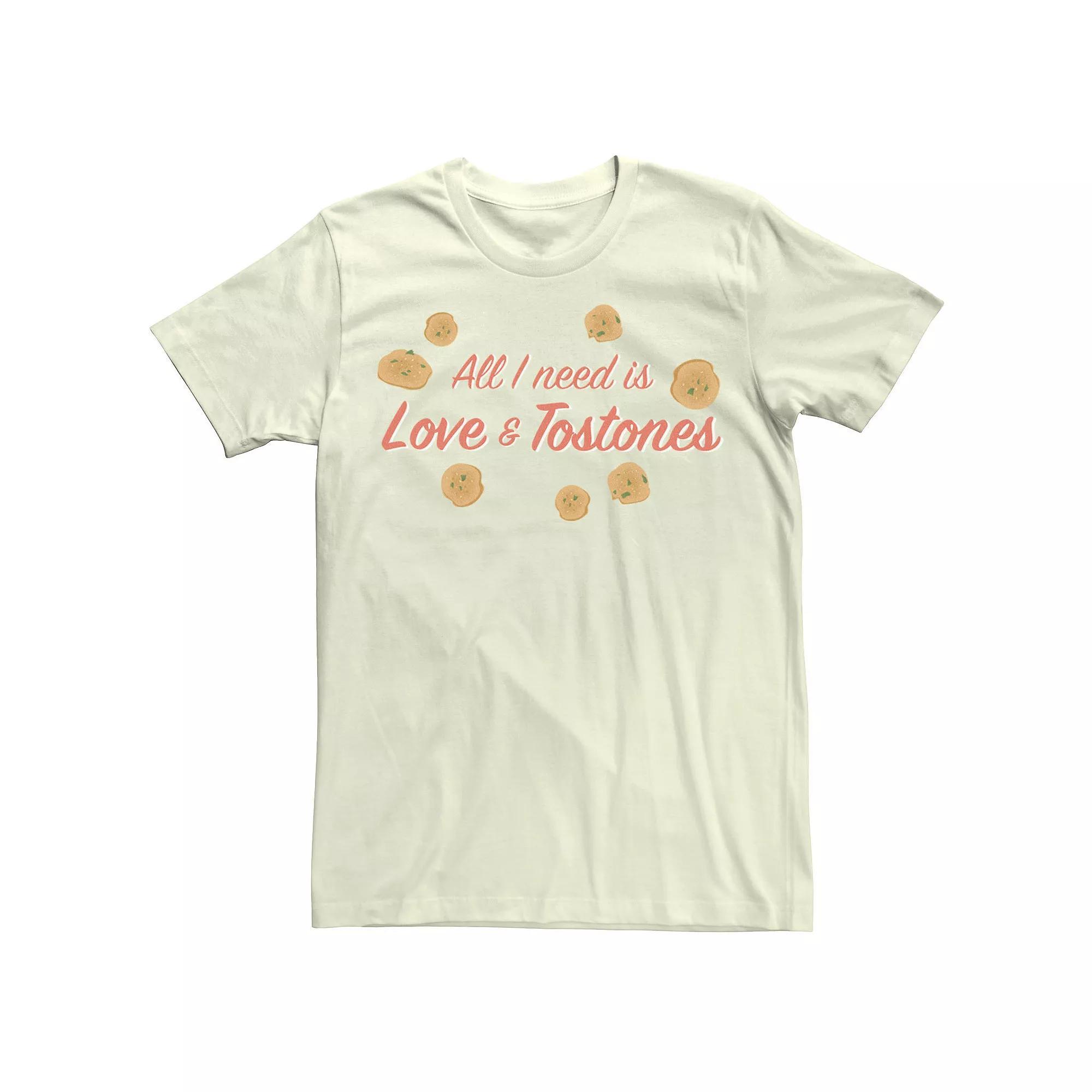 Men's Gonzales All I Need Is Love & Tostones Tee, Size: 3XL, Natural Product Image