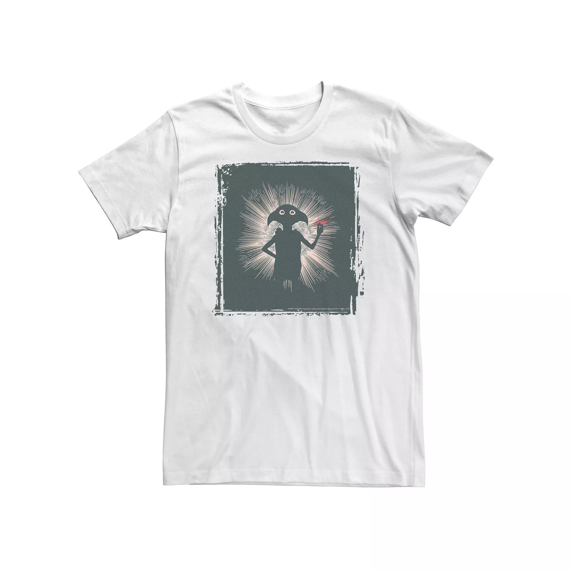 Big & Tall Harry Potter Dobby Magical Snap Silhouette Tee, Men's, Size: XXL Tall, White Product Image
