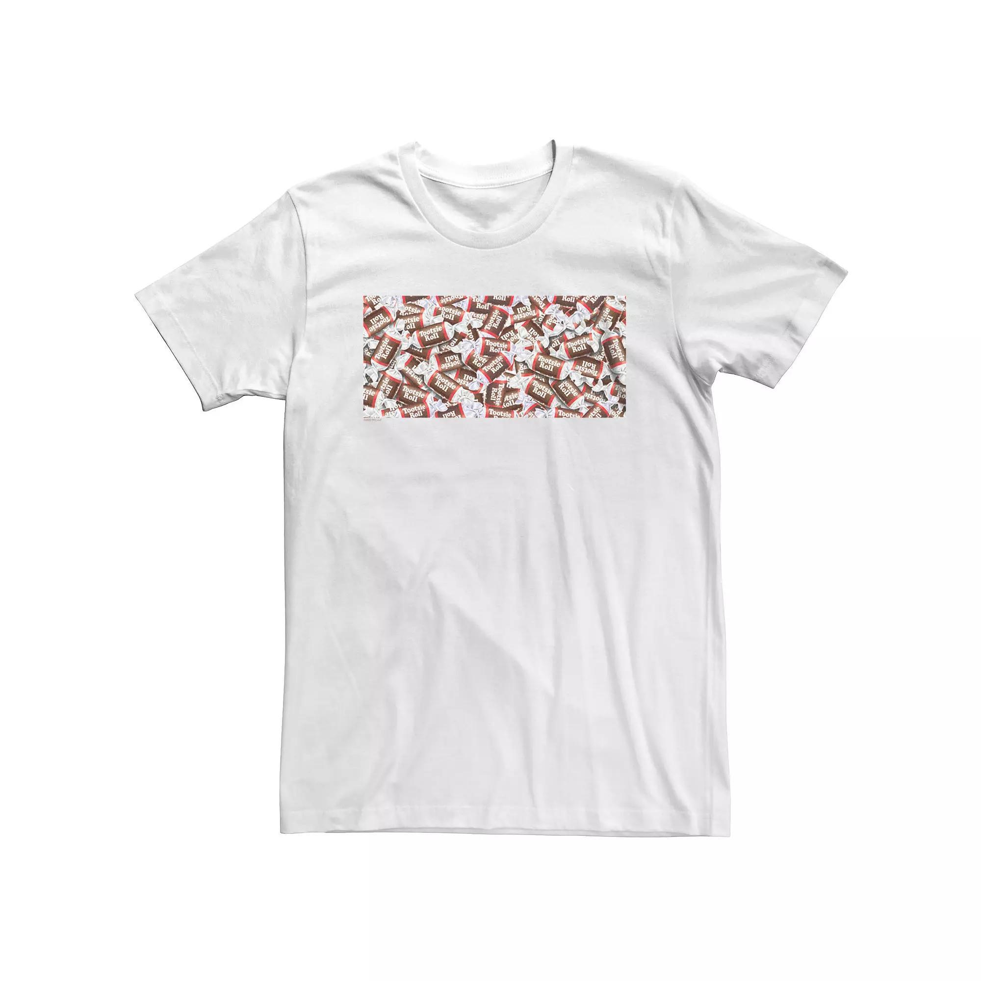 Big & Tall Tootsie Roll Square Filled With Tootsies Tee, Mens Product Image