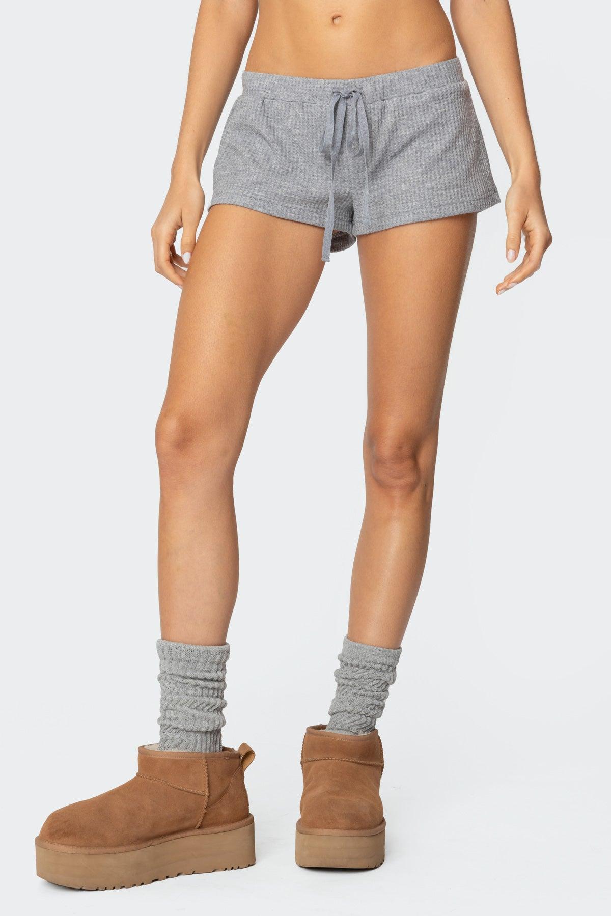 Teddy Waffle Shorts Product Image