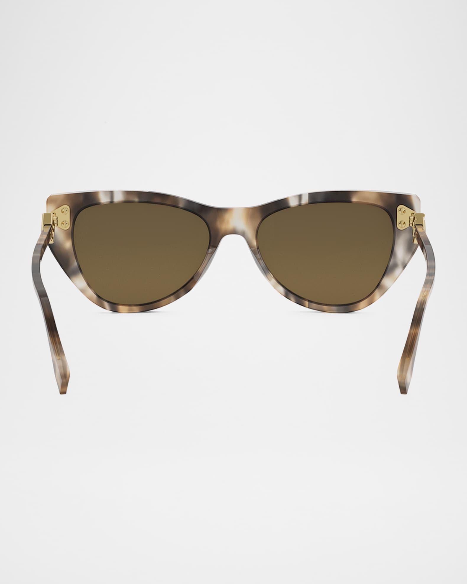 FF Diamond Logo Acetate & Nylon Cat-Eye Sunglasses  Product Image
