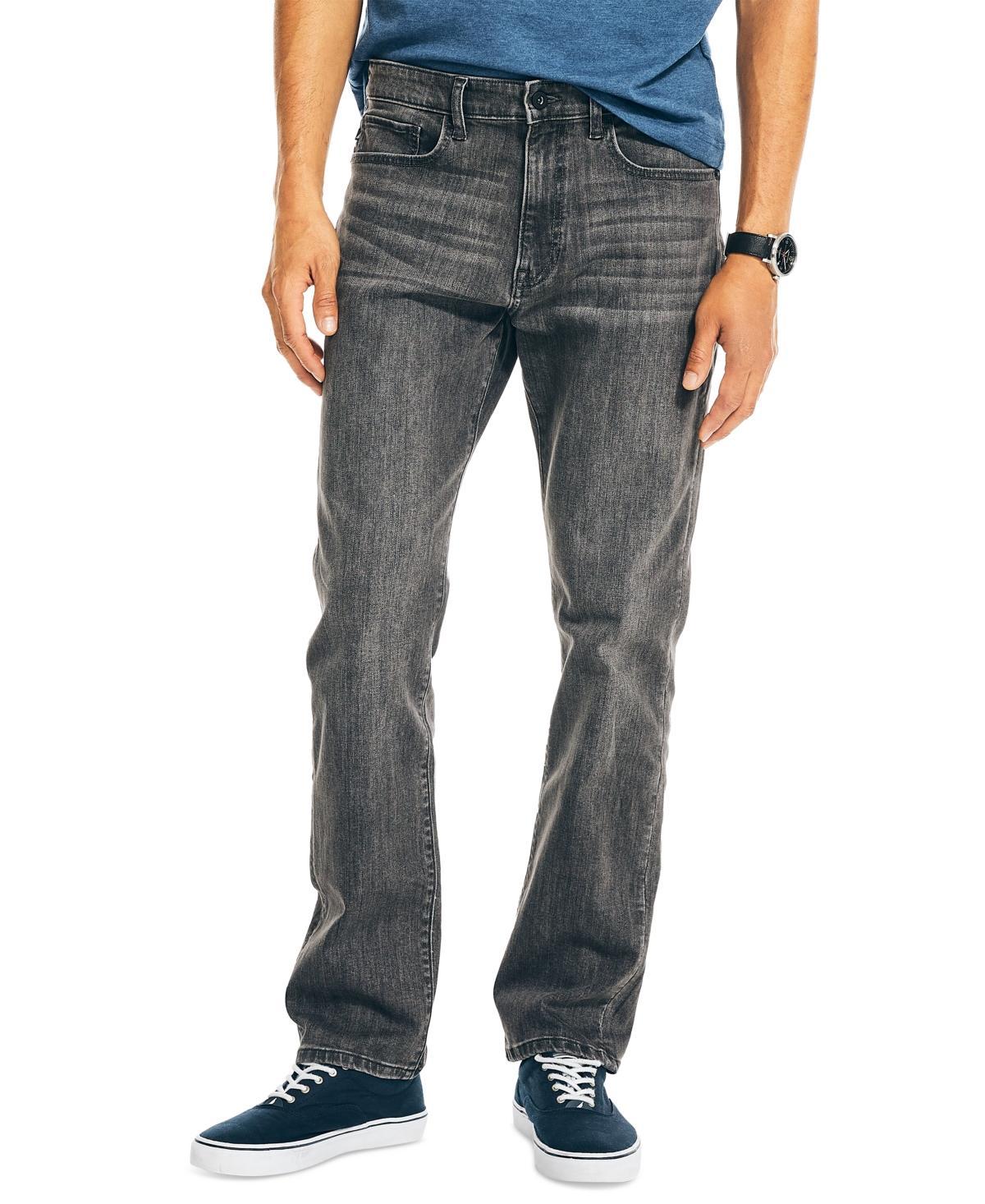 Nautica Mens Vintage Straight-Fit Stretch Denim 5-Pocket Jeans Product Image