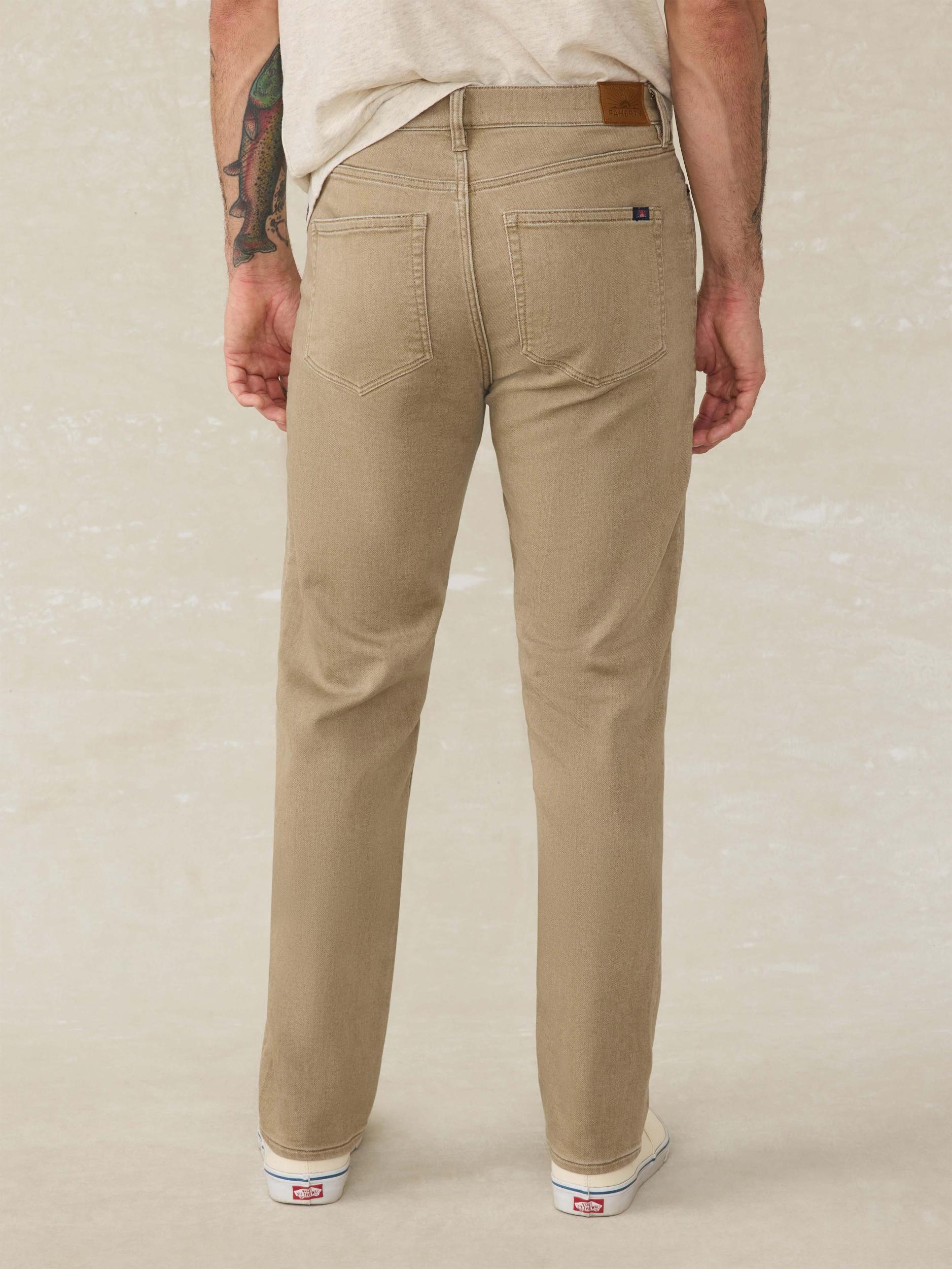 Stretch Terry 5-Pocket Pant - Desert Khaki Male Product Image