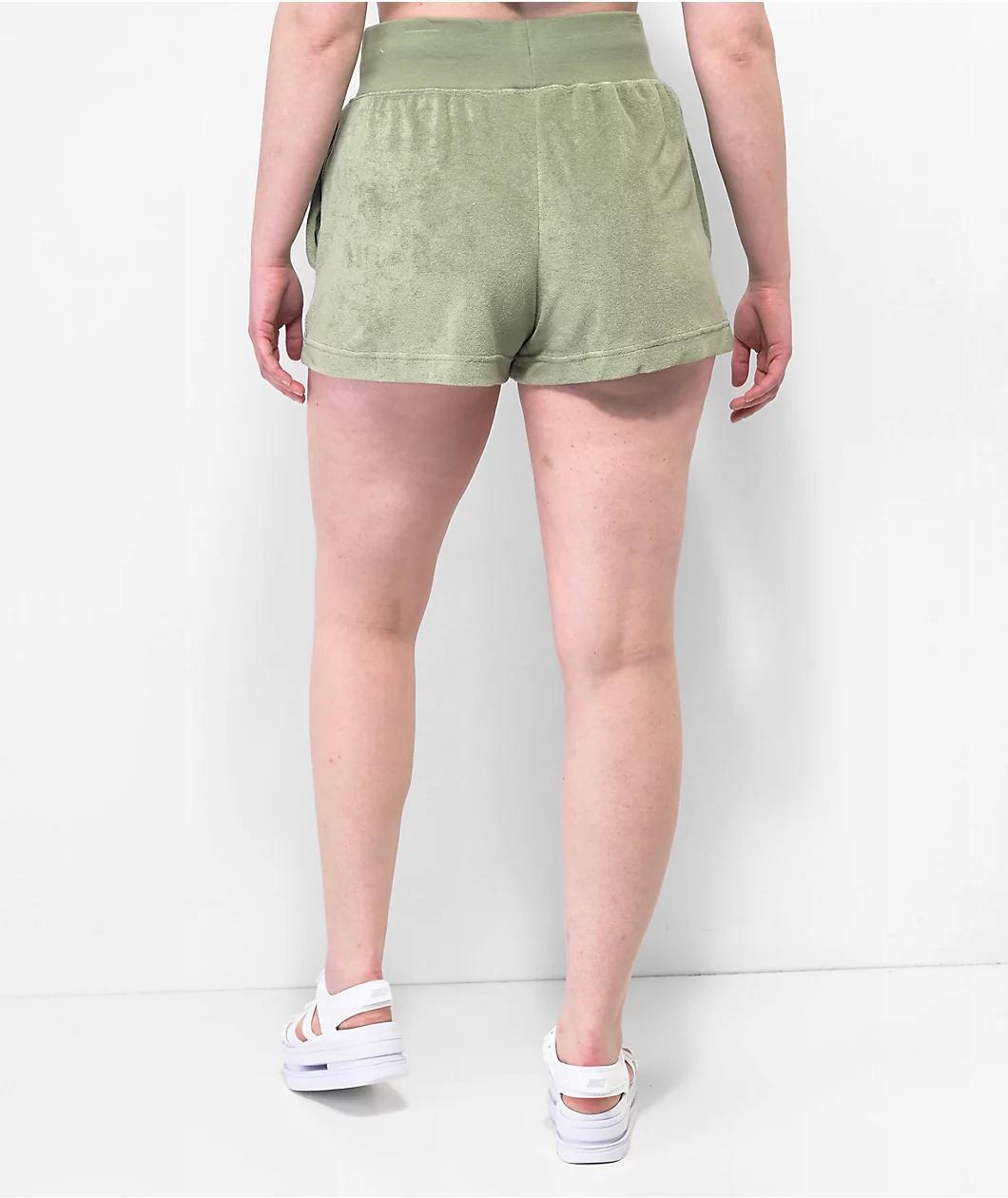 Nike Sportswear A2 Green Terry Sweat Shorts Product Image