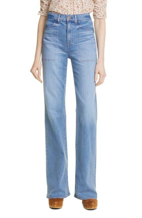 Veronica Beard Crosbie High Rise Wide Leg Jeans in Amethyst Product Image