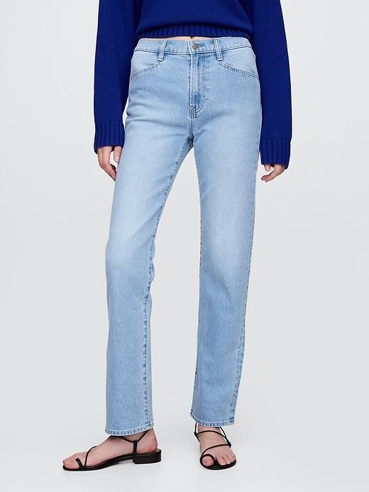 High Rise ’90s Straight Jeans Product Image