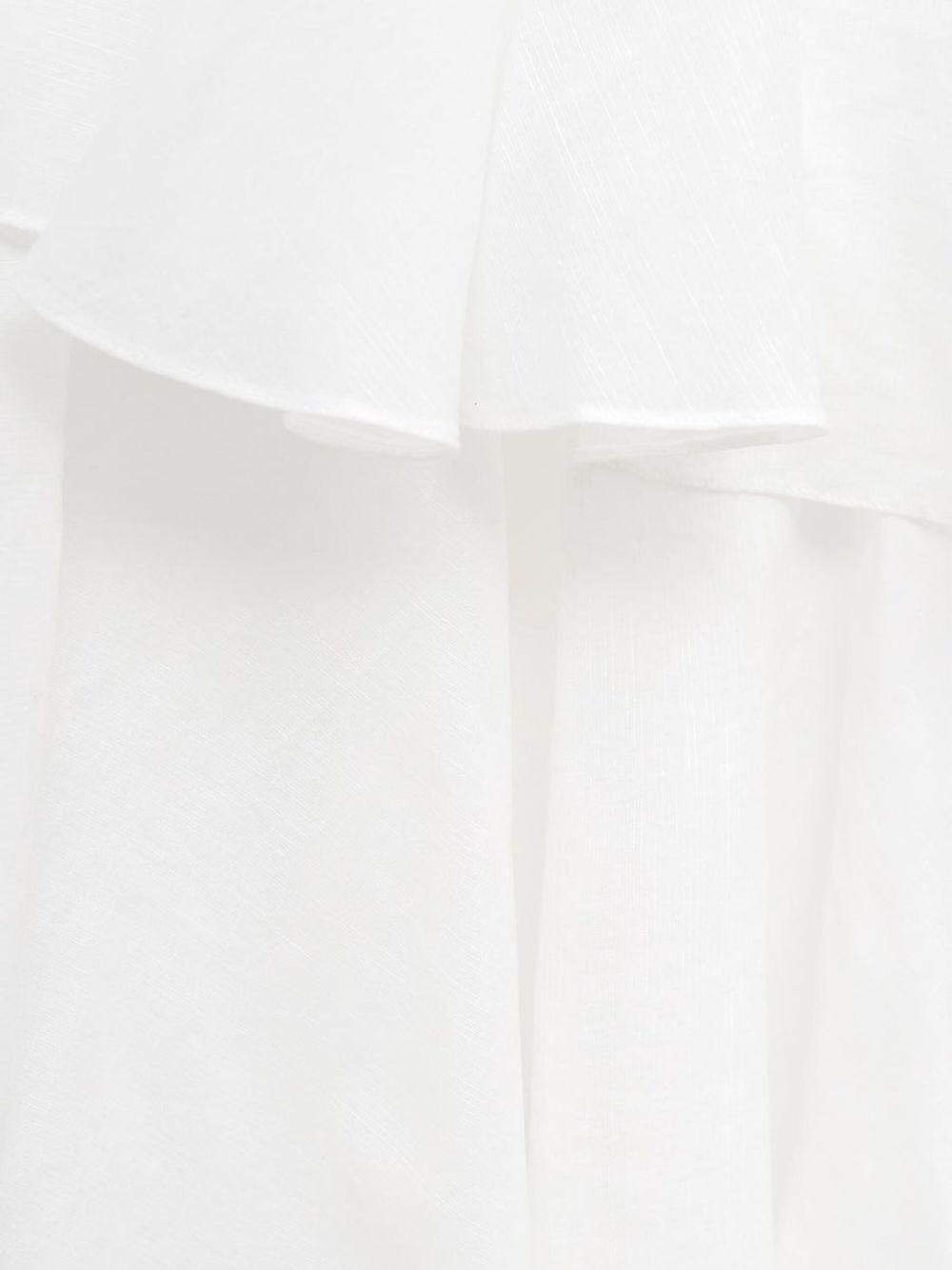 cotton-blend asymmetrical skirt Product Image
