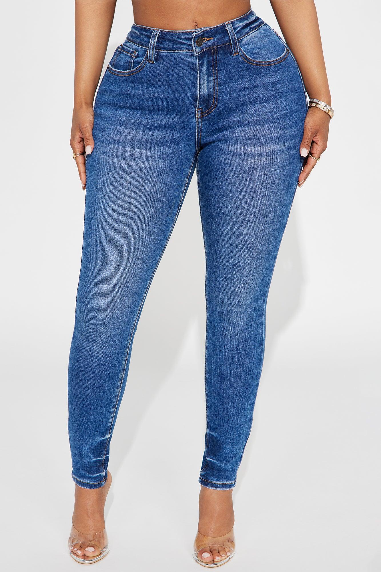 Kalisha Stretch Skinny Jeans - Medium Wash Product Image