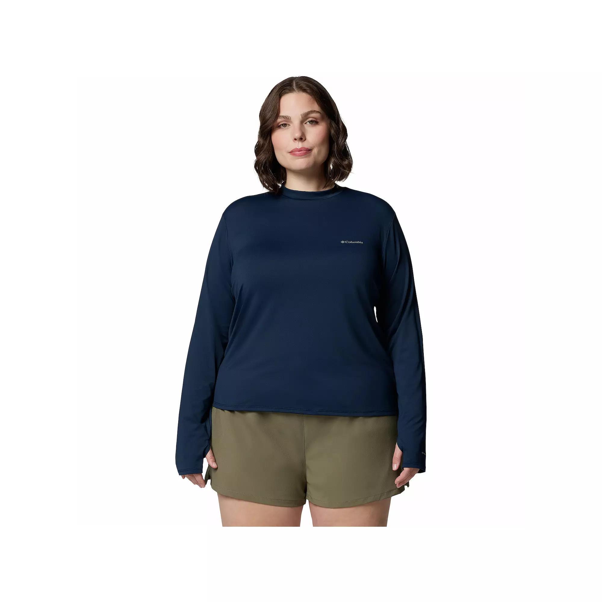 Women's Columbia Chill River Long Sleeve Mock Neck Top, Size: 3XL, Yellow Wash Product Image