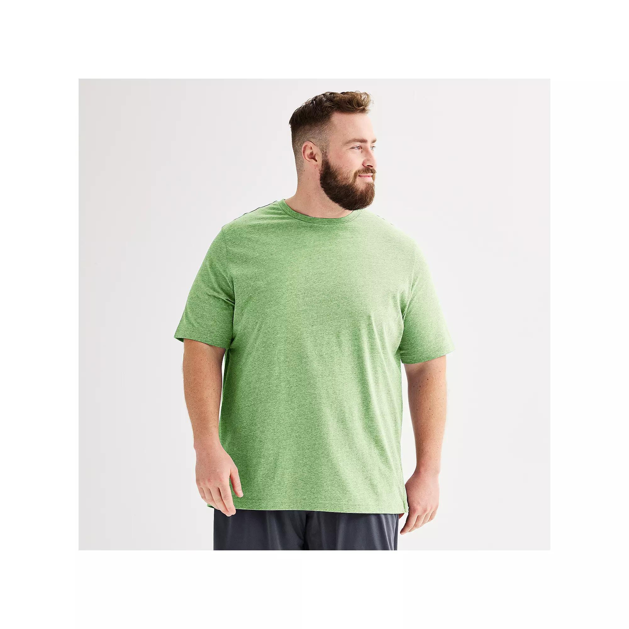 Big & Tall Tek Gear® Essential Gear Tee, Men's, Size: 4XB, Gray Product Image