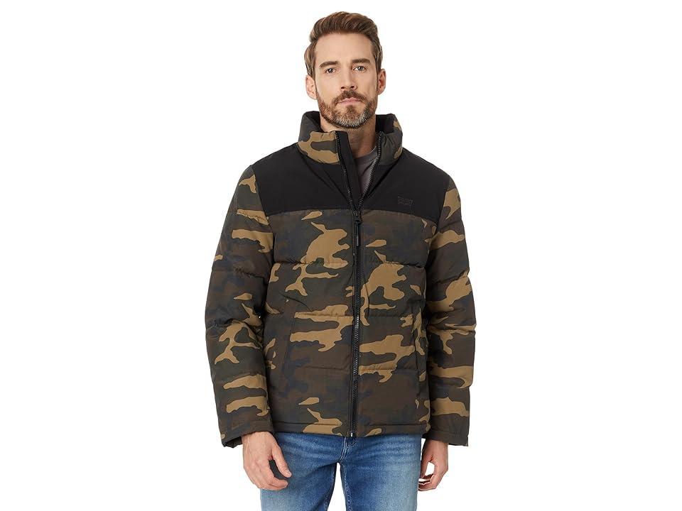 Men's Levi's® Retro Quilted Puffer Jacket, Size: XL, Camouflage Product Image