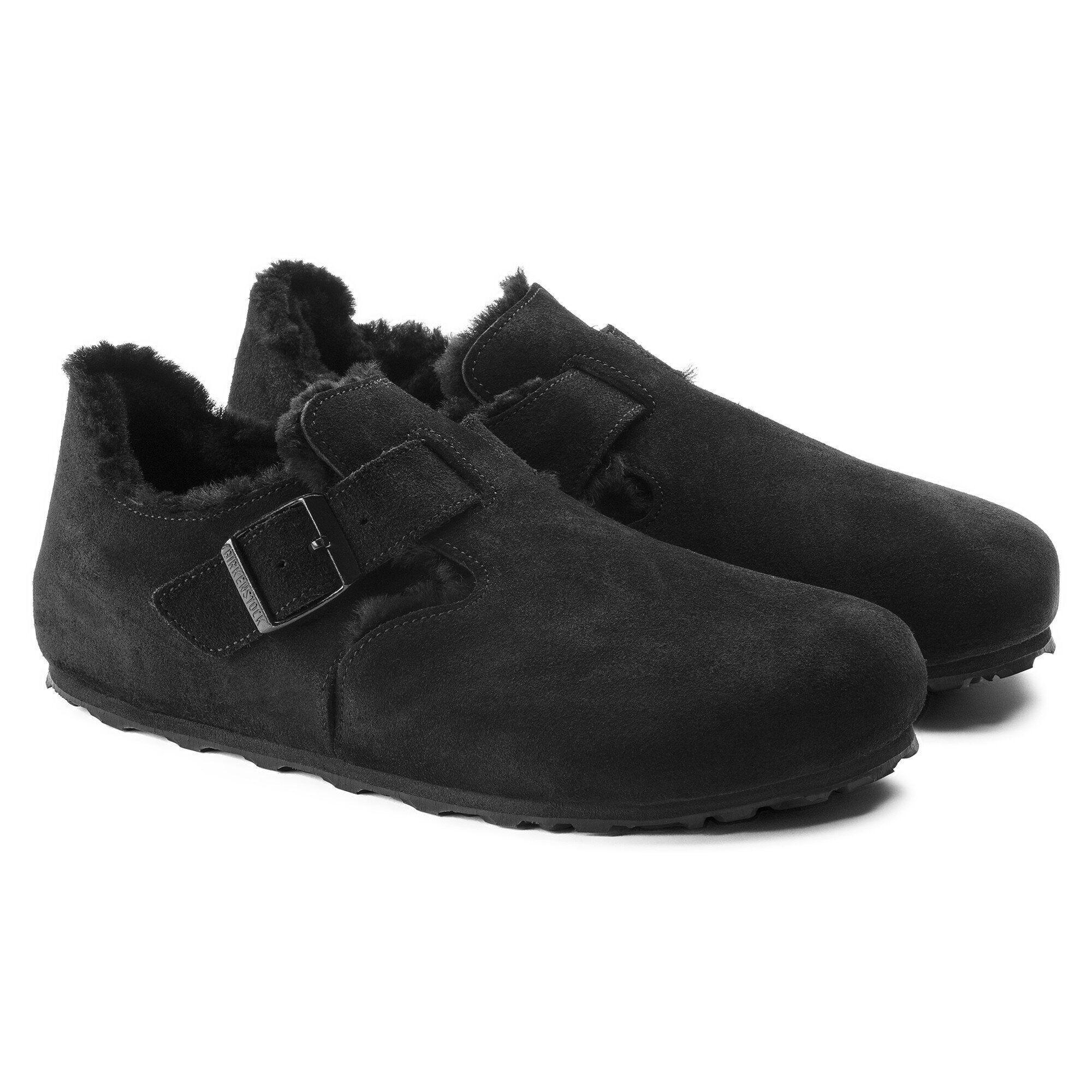 London Shearling Suede Leather Product Image
