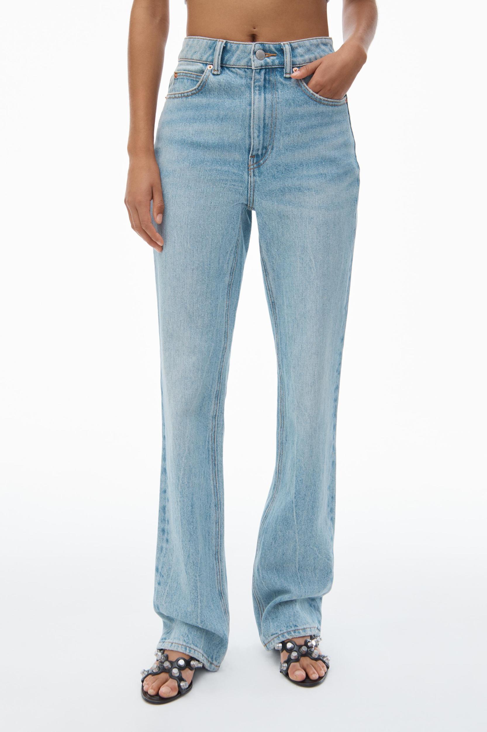 Fly High-rise Stacked Jeans Product Image