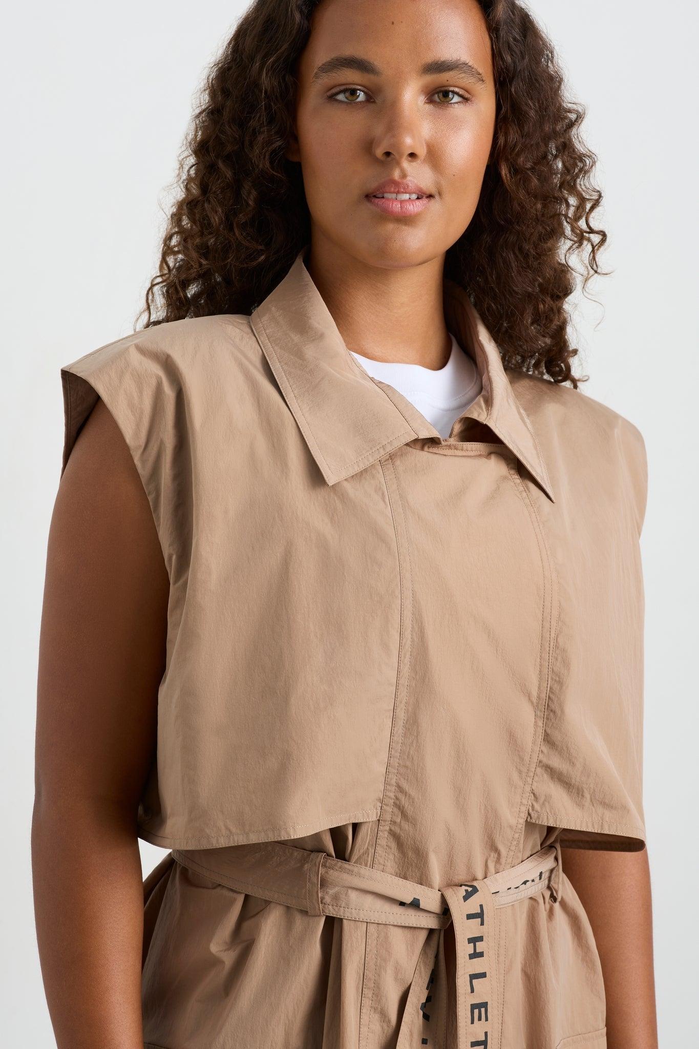 Longline Belted Vest 703 Product Image