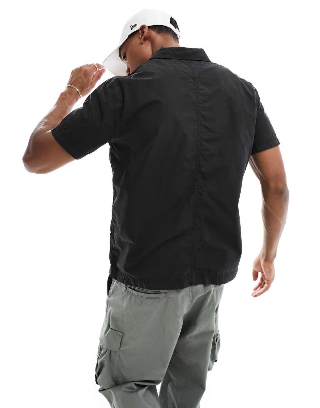 Marshall Artist double pocket short sleeve shirt in black Product Image