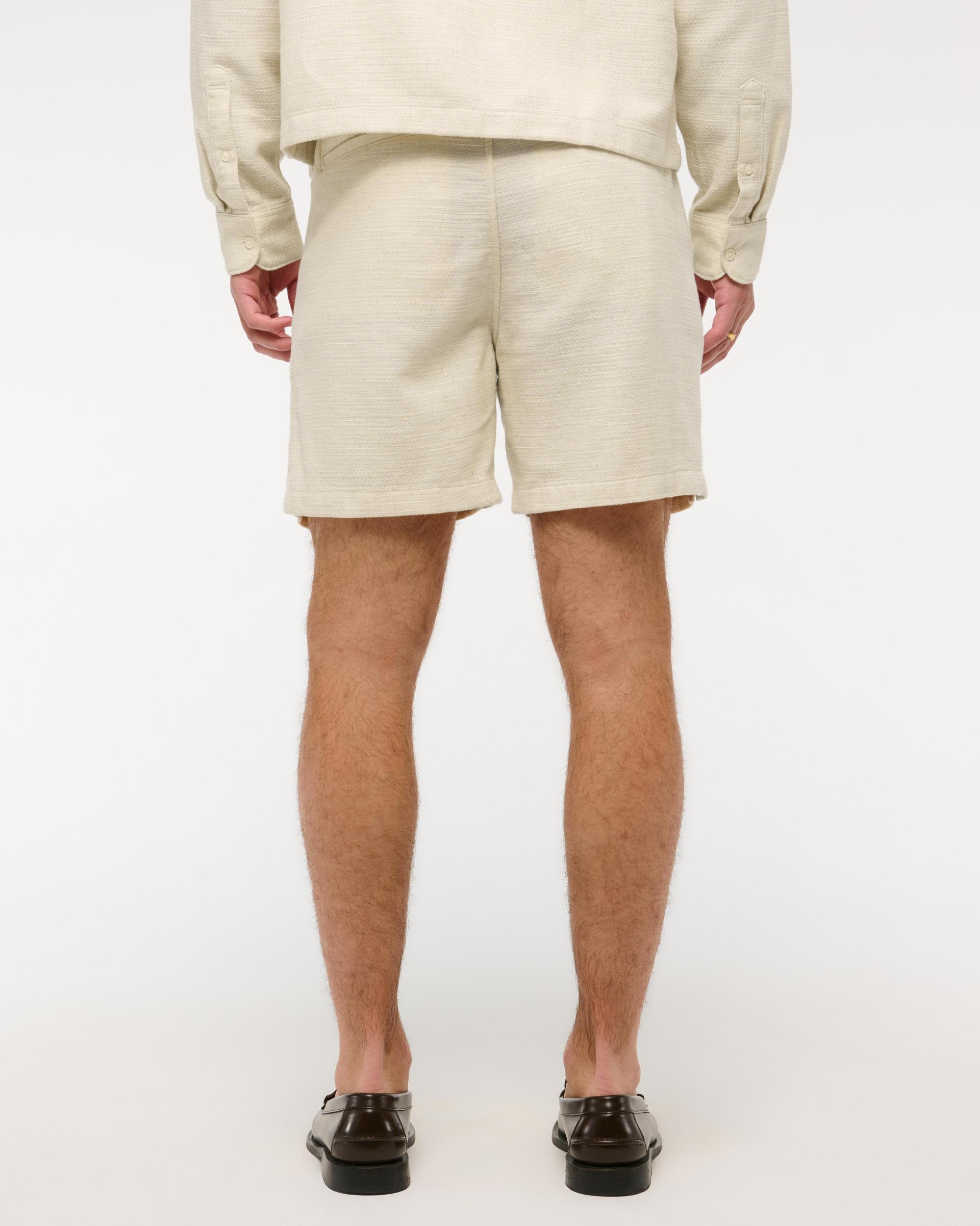 Cotton Texture Pull-On Short Product Image