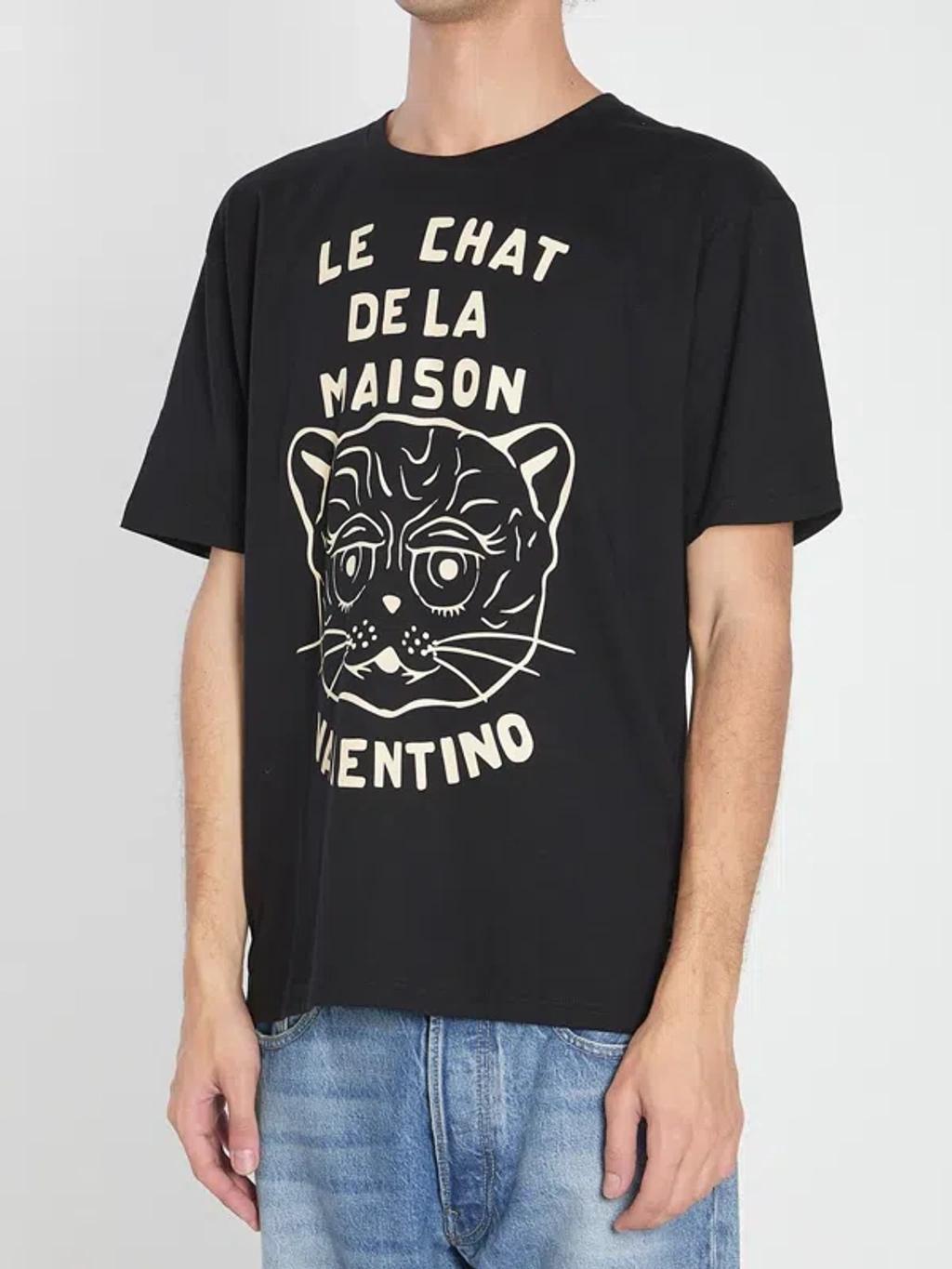 VALENTINO T-shirt Logo In Red Product Image