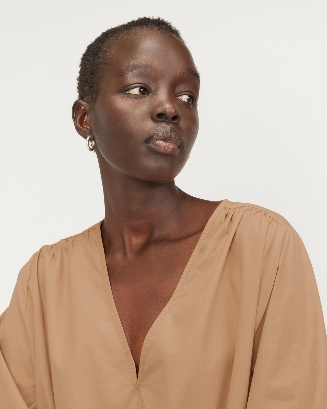 The Poplin Tiered Dress Product Image