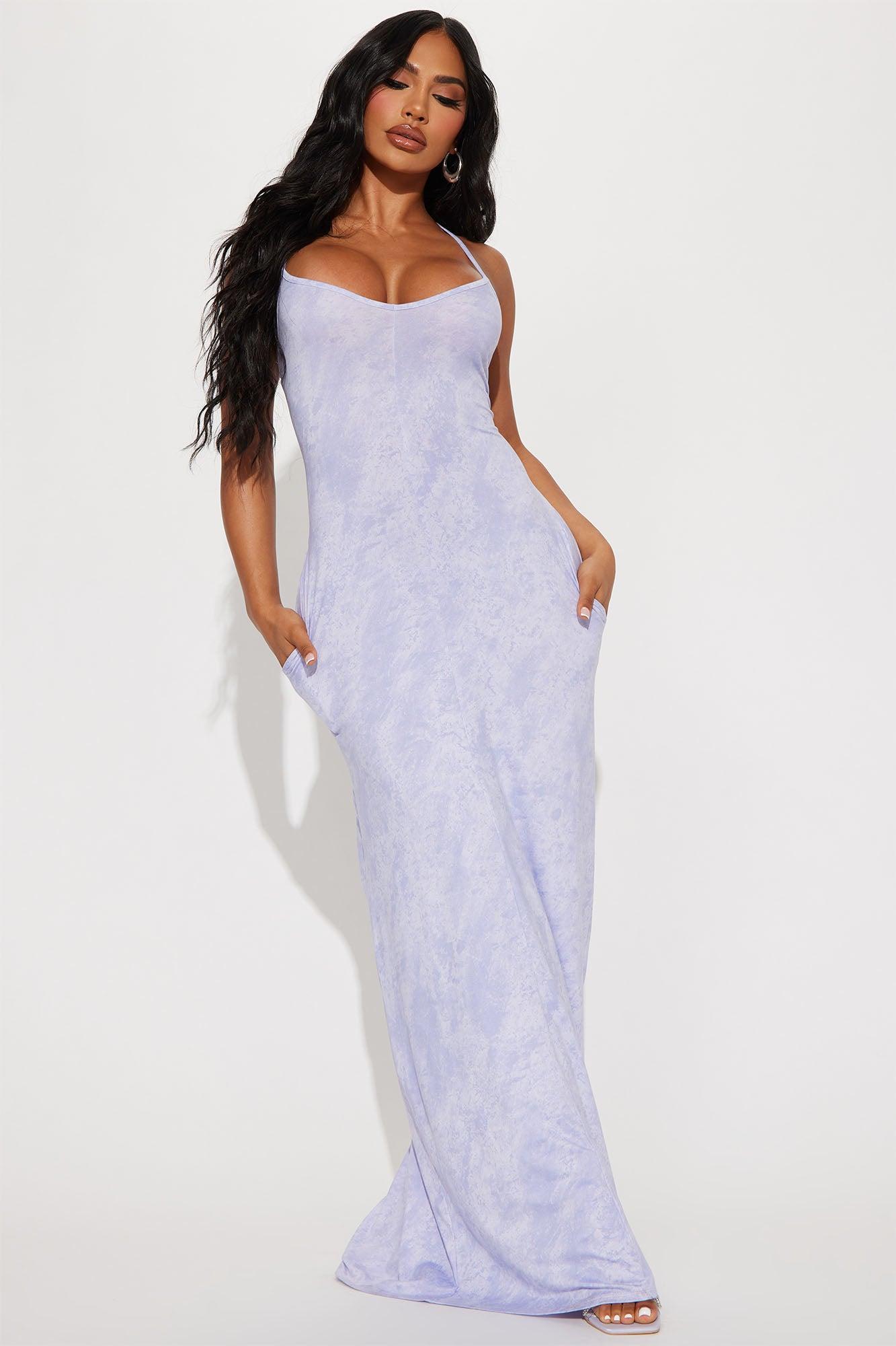 Sunday Vibes Maxi Dress - Lilac Product Image